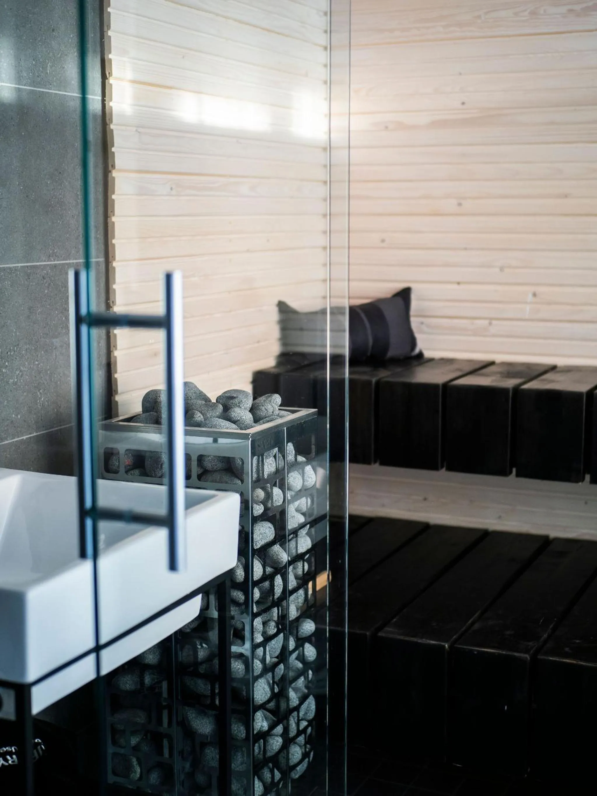 Sauna, Bed in Loft Hotel Rauma