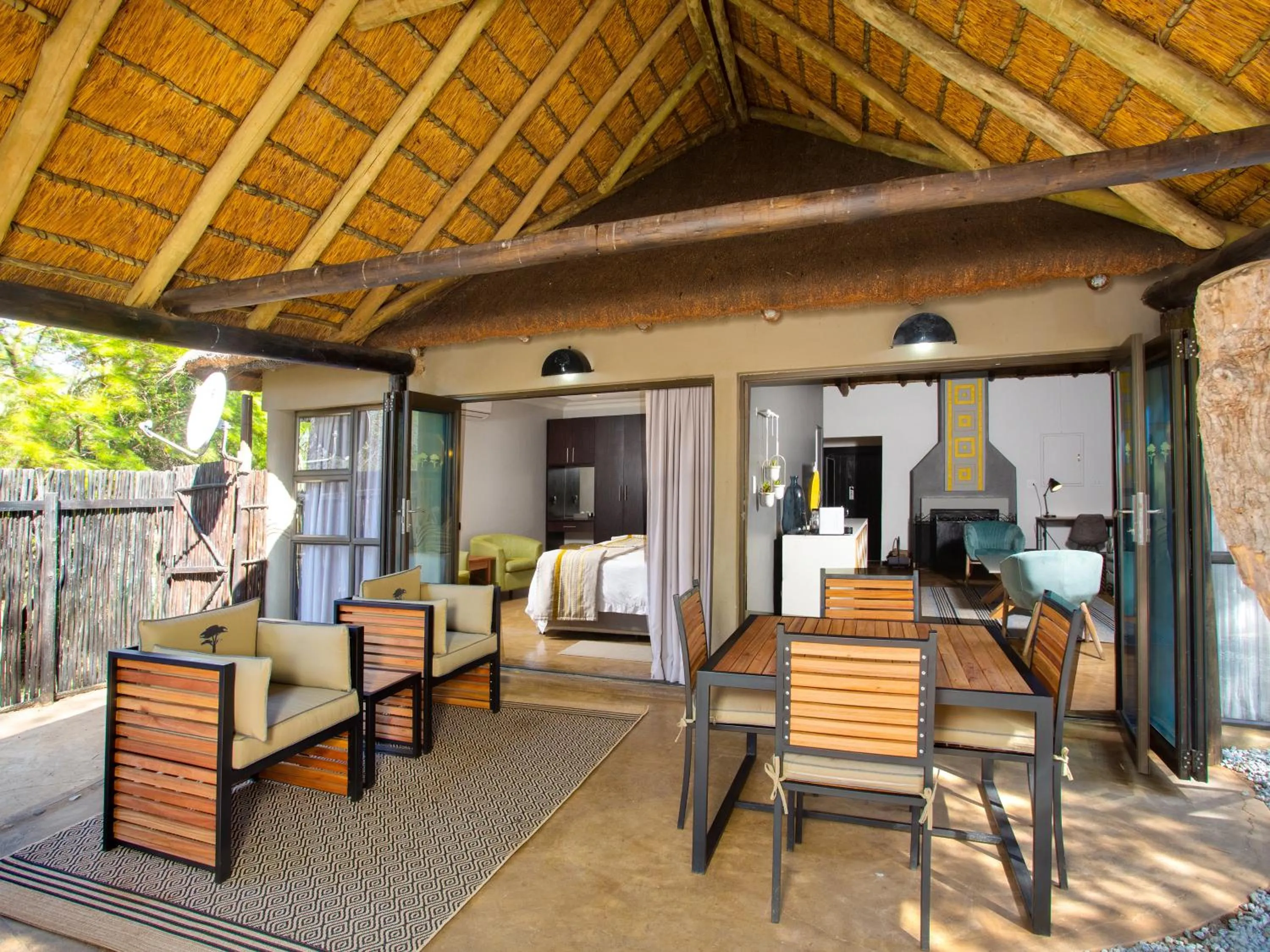 Patio in Ivory Tree Game Lodge
