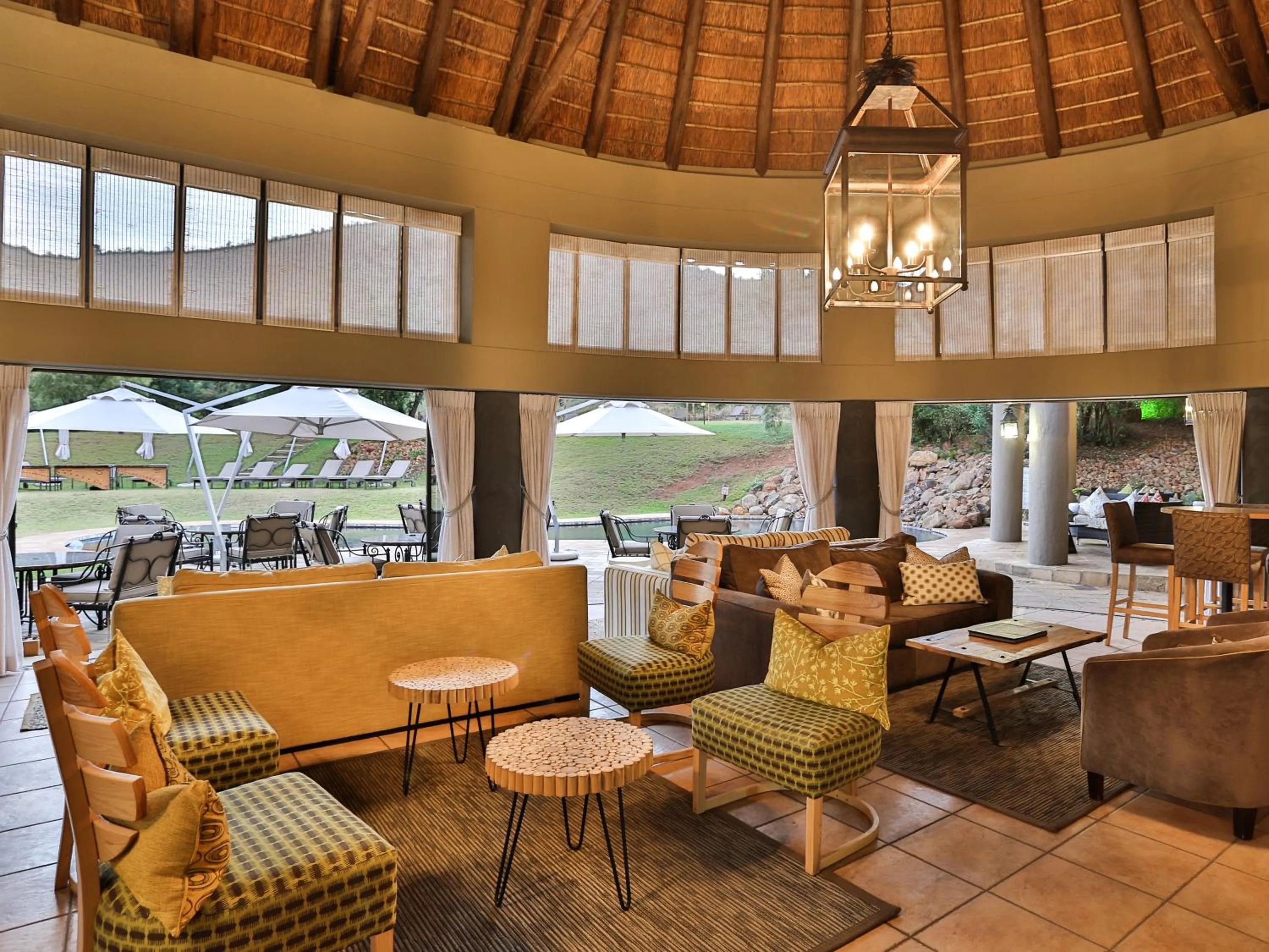 Lounge or bar in Ivory Tree Game Lodge