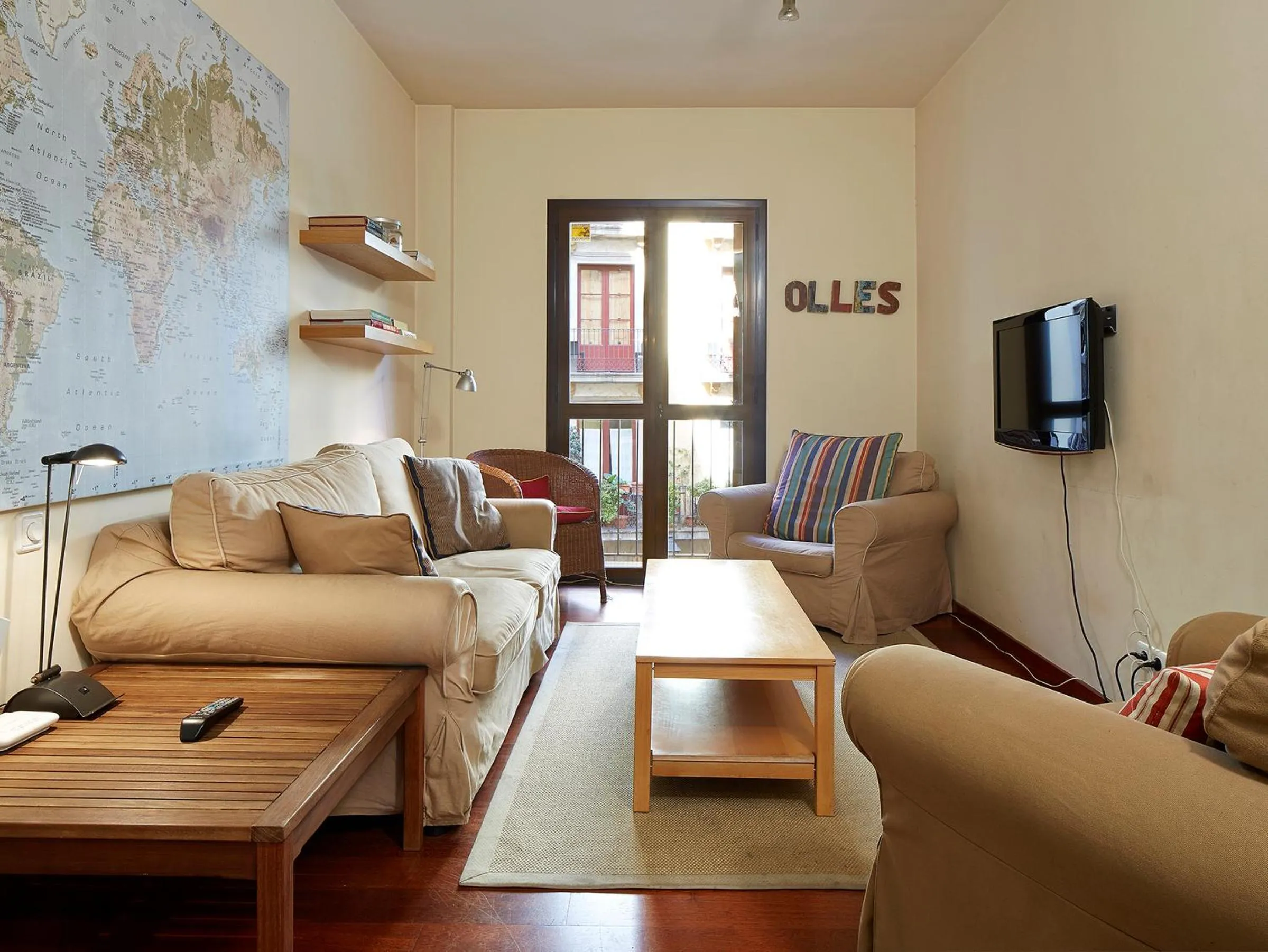 Living room in Olles Apartment