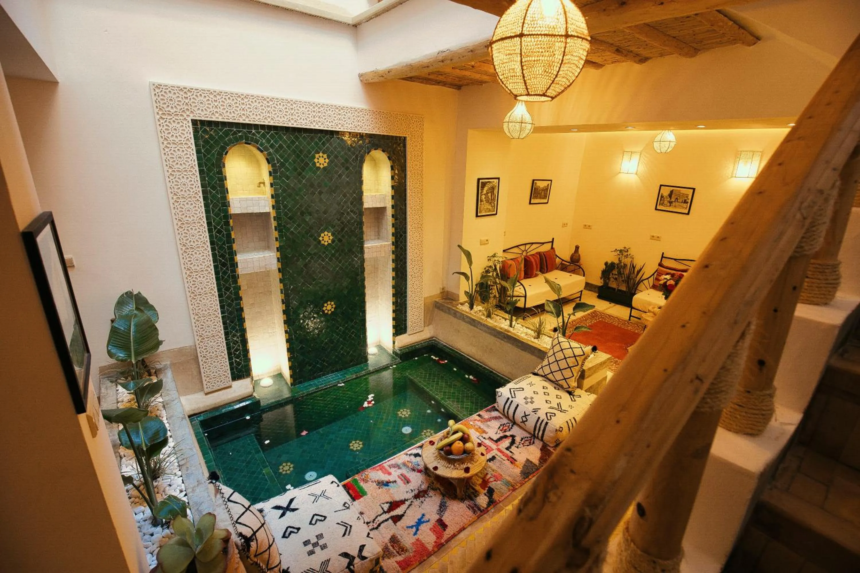 Seating area in Riad Mama