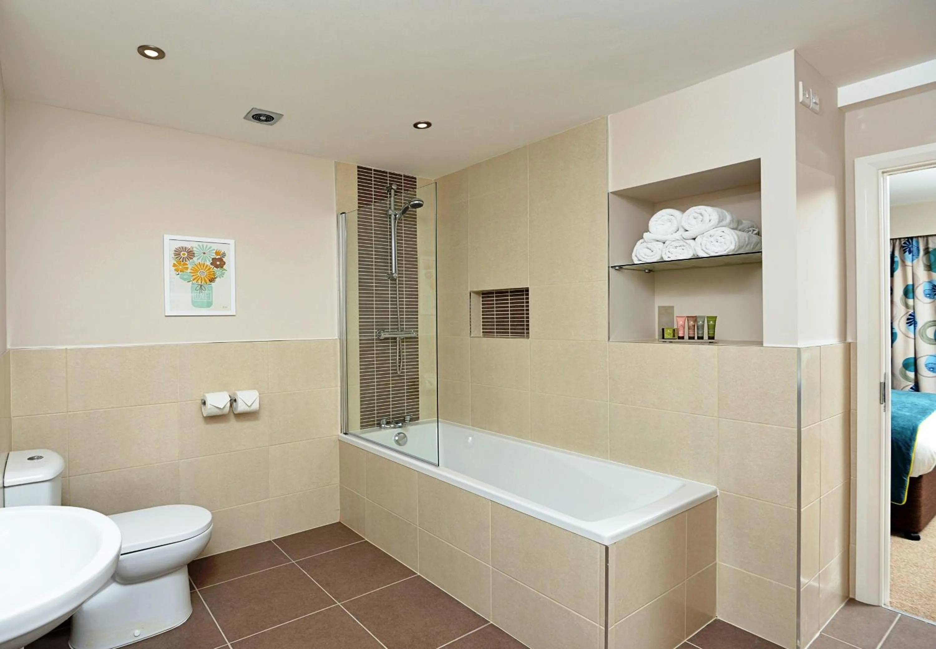 Bathroom in The View at the White Horse Woolley Moor