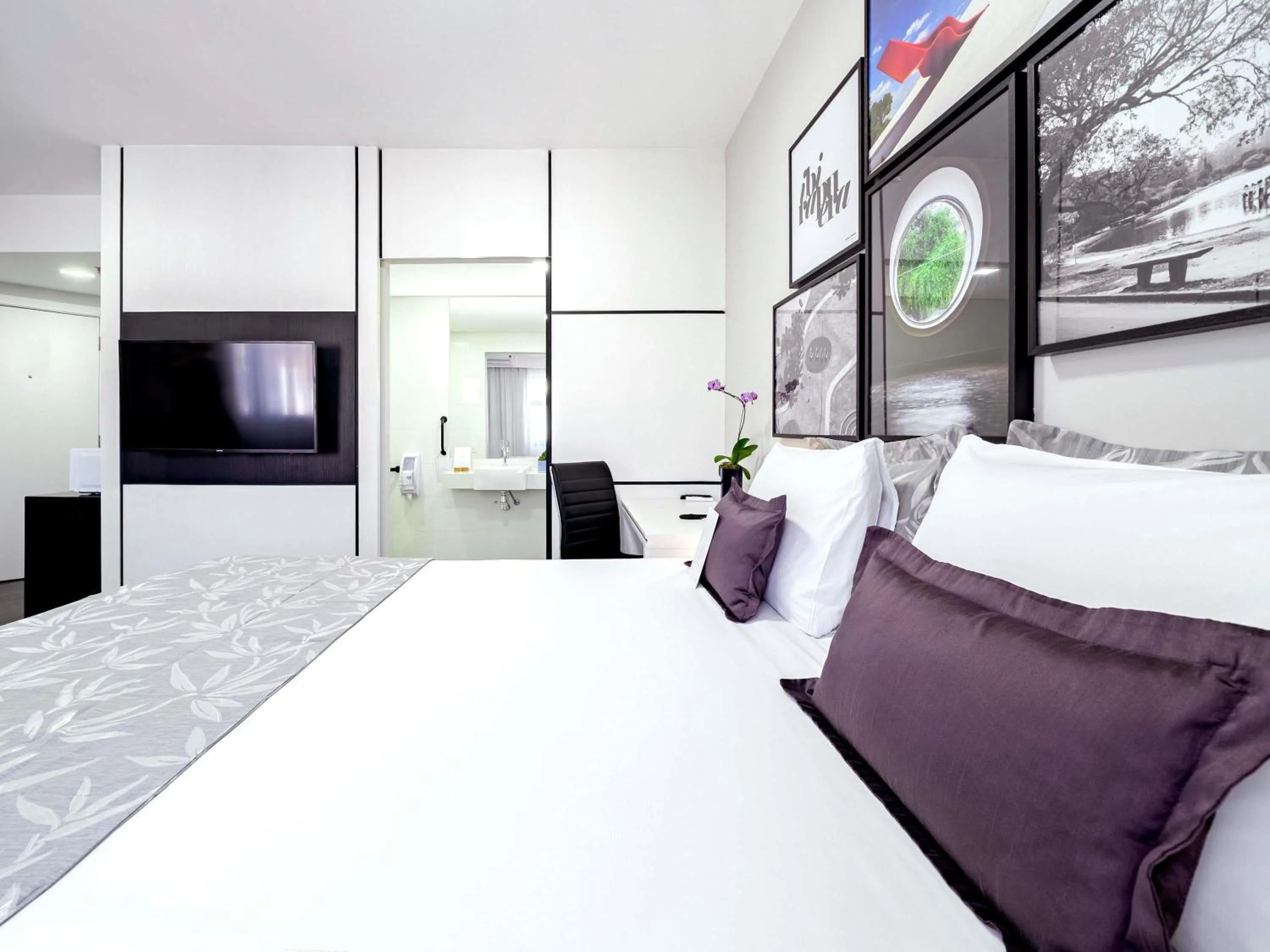 Bedroom, Bed in Mercure São Paulo Ibirapuera Privilege