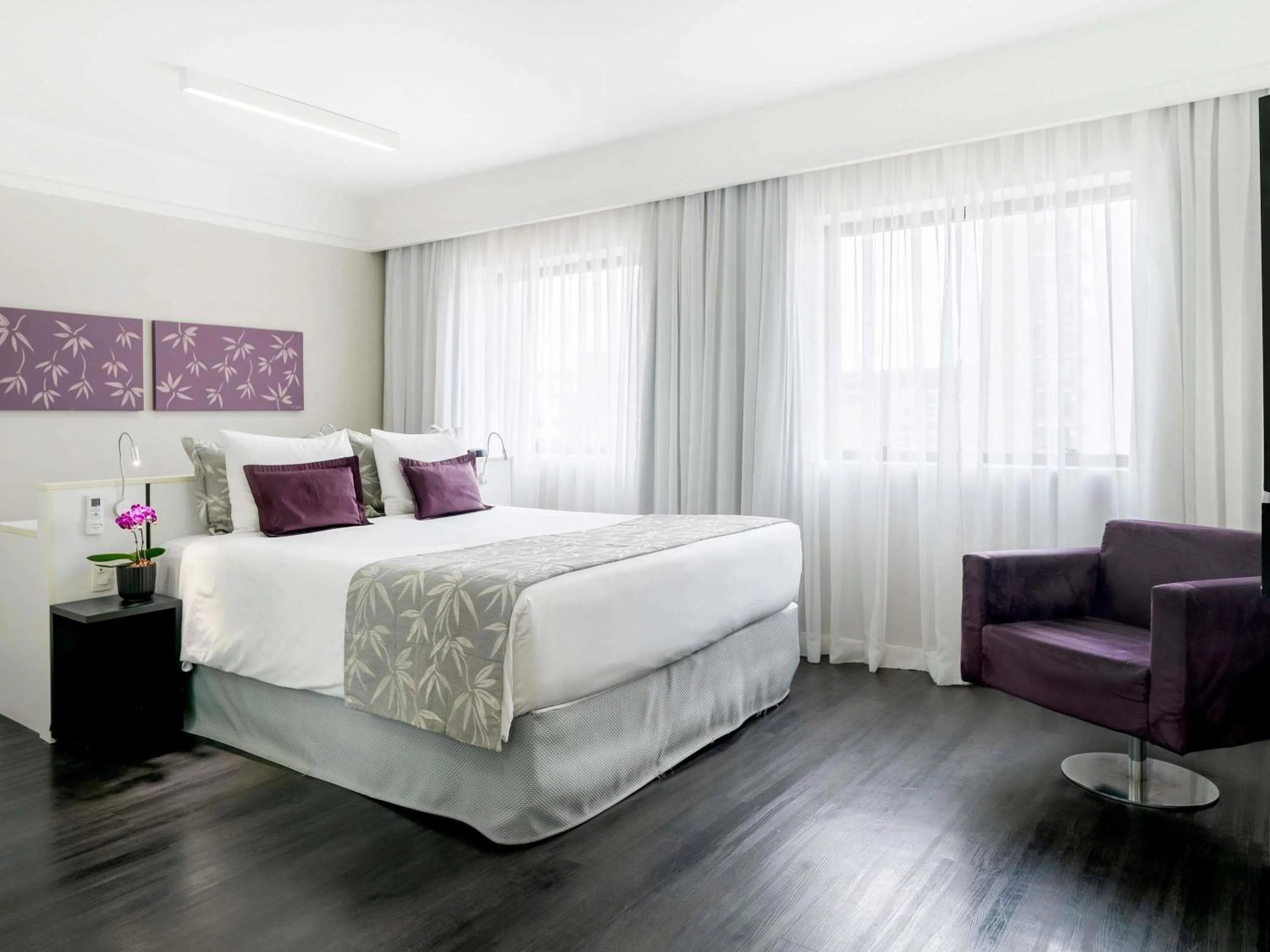 Bedroom, Bed in Mercure São Paulo Ibirapuera Privilege