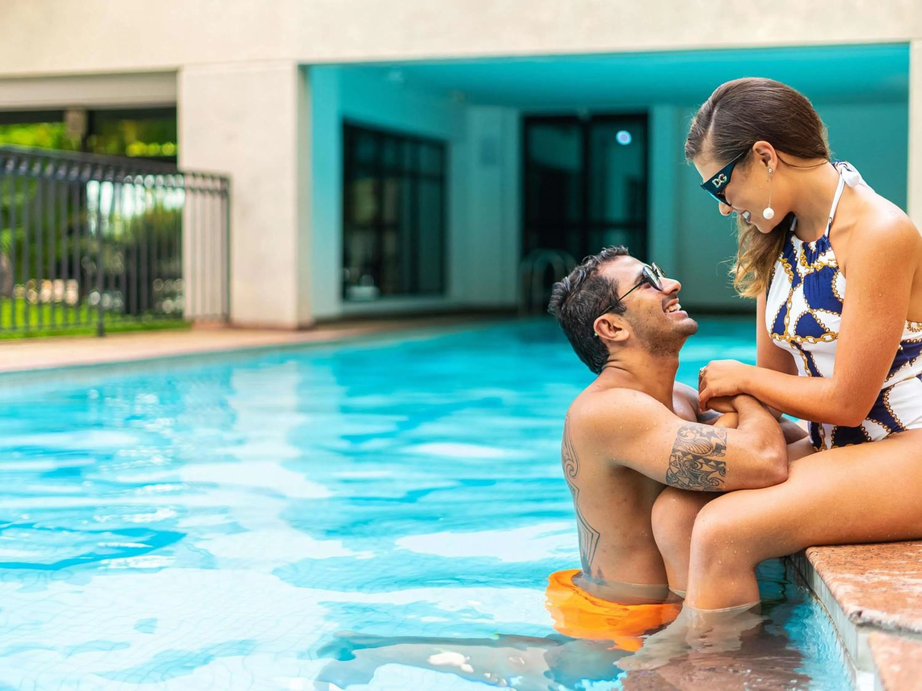 Pool view in Mercure São Paulo Ibirapuera Privilege