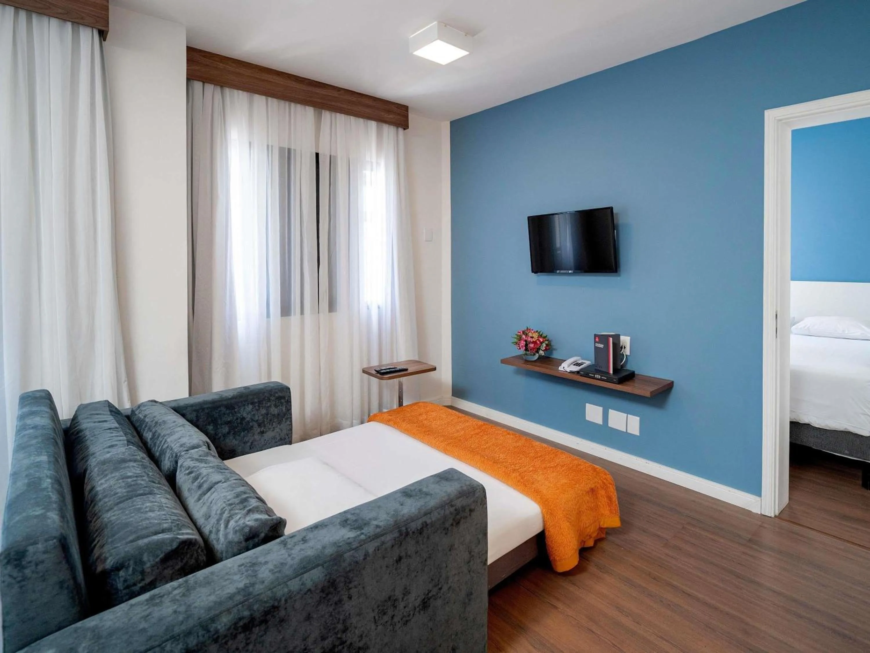 Bedroom, Bed in Mercure Sao Paulo Berrini