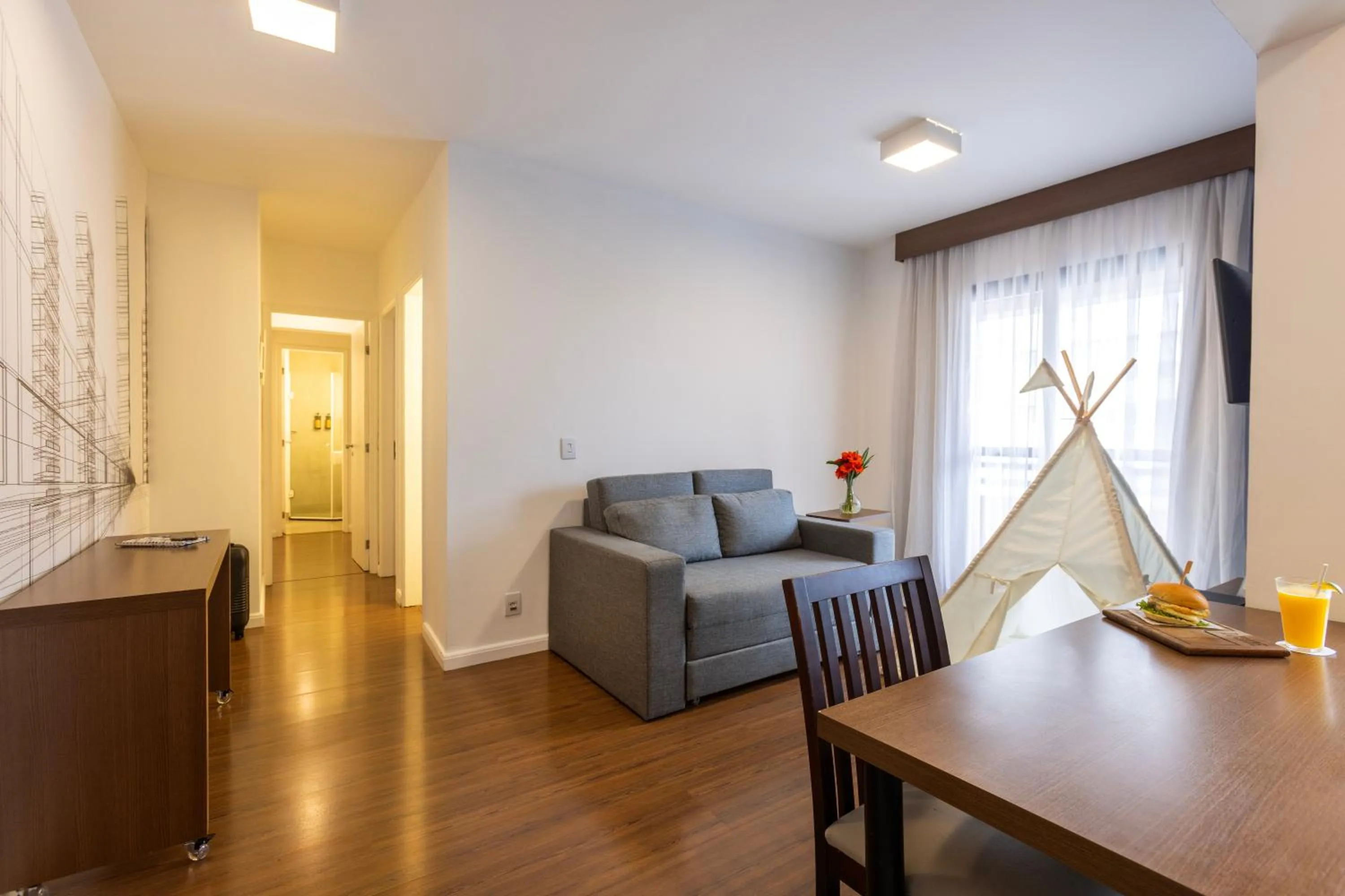 Seating area in Mercure Sao Paulo Berrini