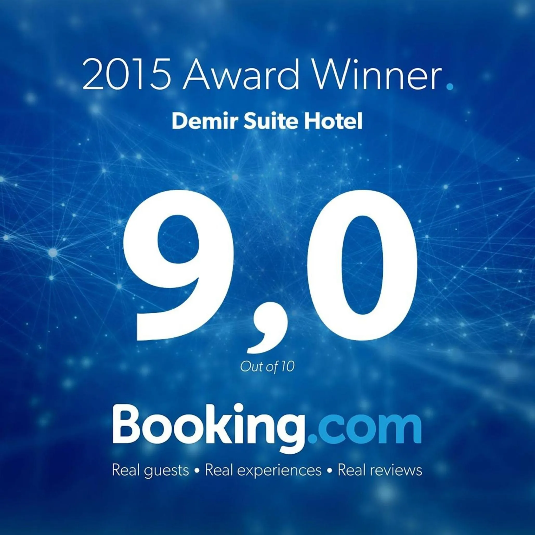 Certificate/Award in Demir Suite Hotel