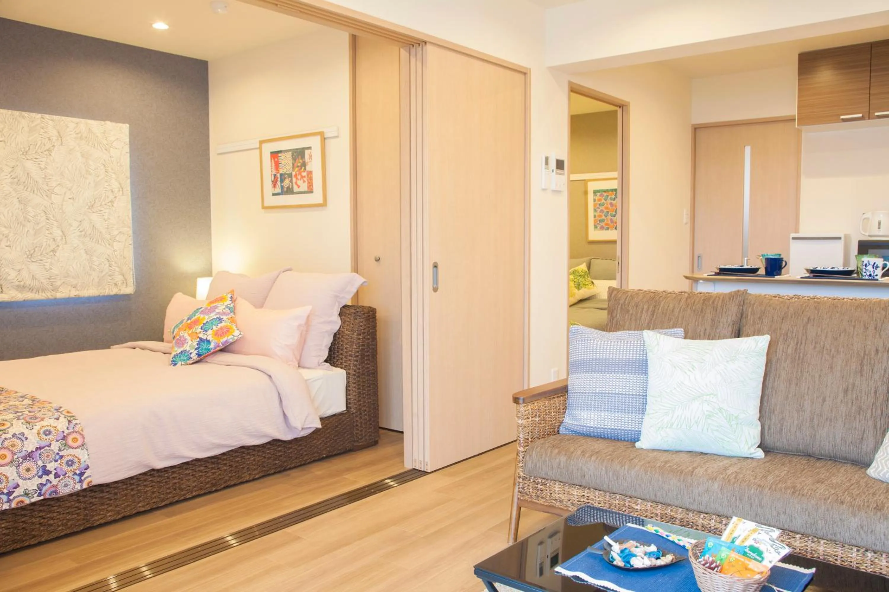 Bed in Churaumi Terrace