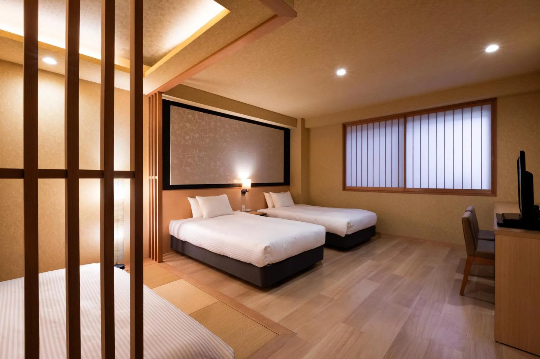 Photo of the whole room, Bed in Rinn Kiyomizu Gion