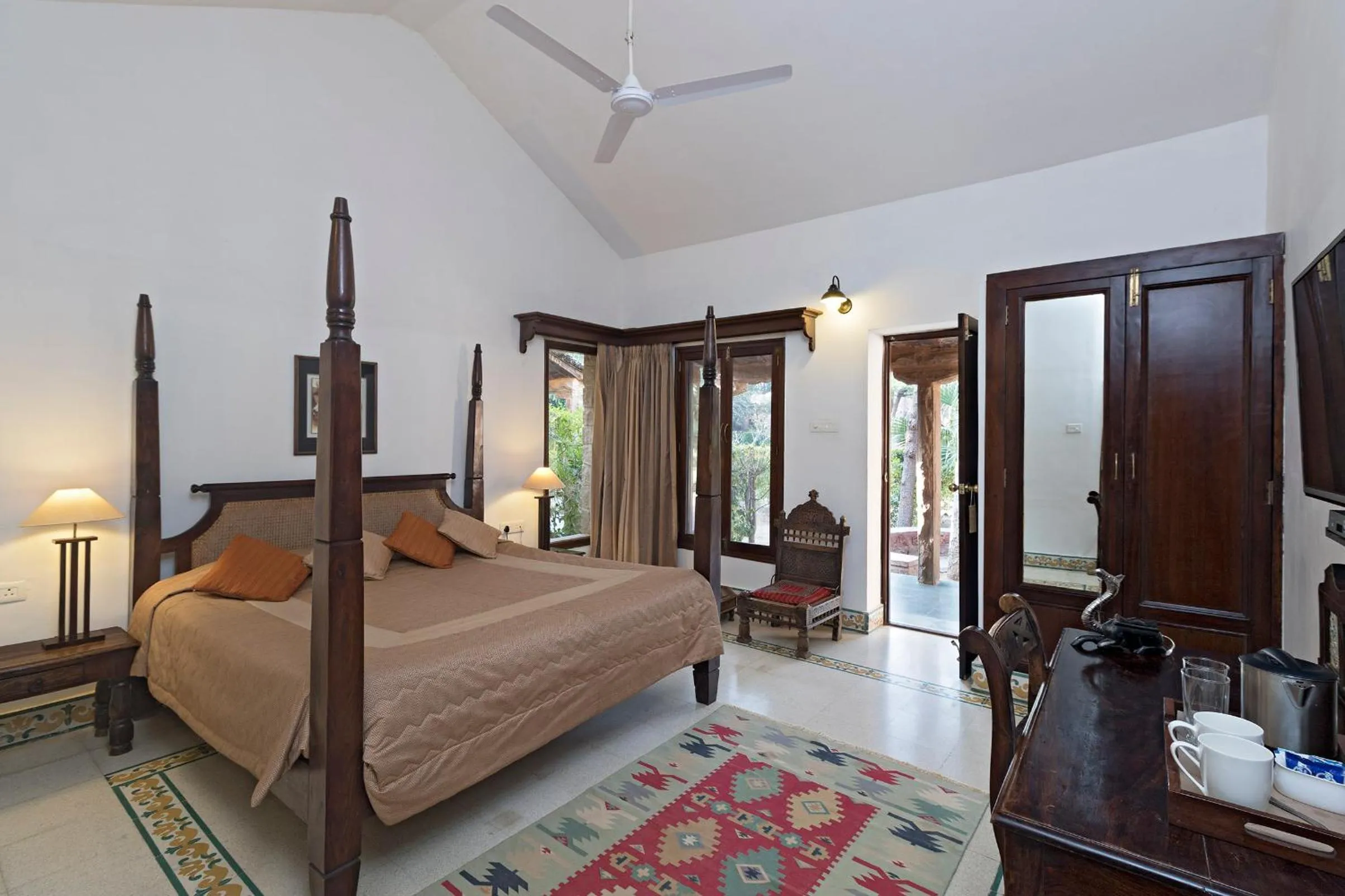 Photo of the whole room, Bed in MANVĀR SHERGARH, THE DESERT RESORT