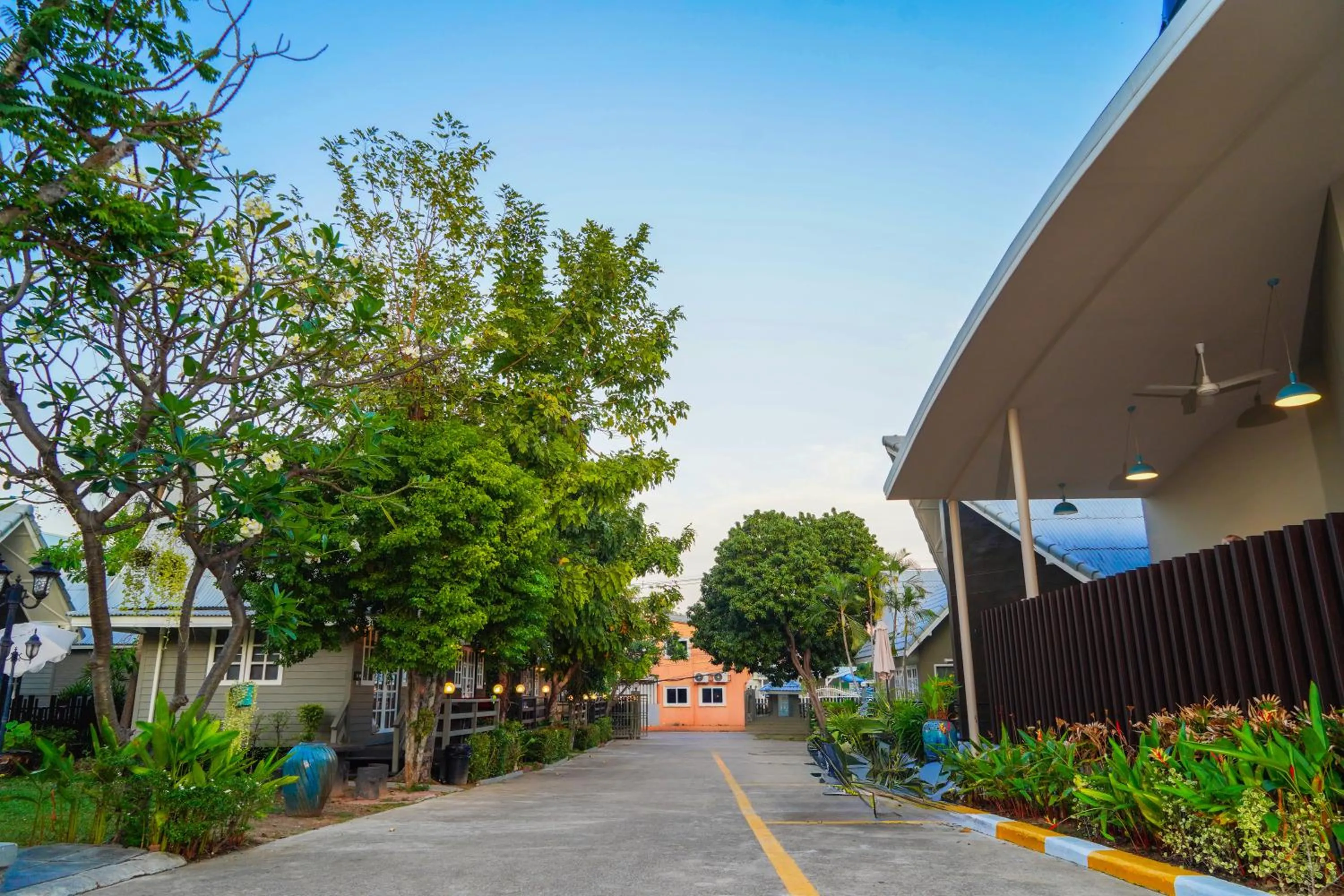 Property building in Luna Hut Resort