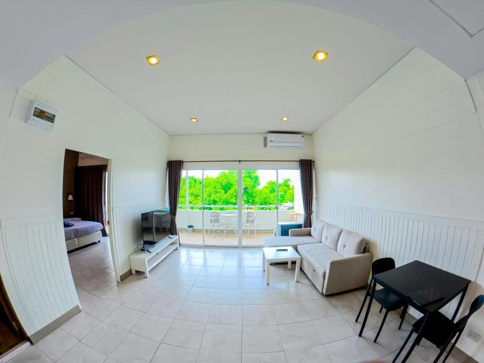 Living room in Luna Hut Resort