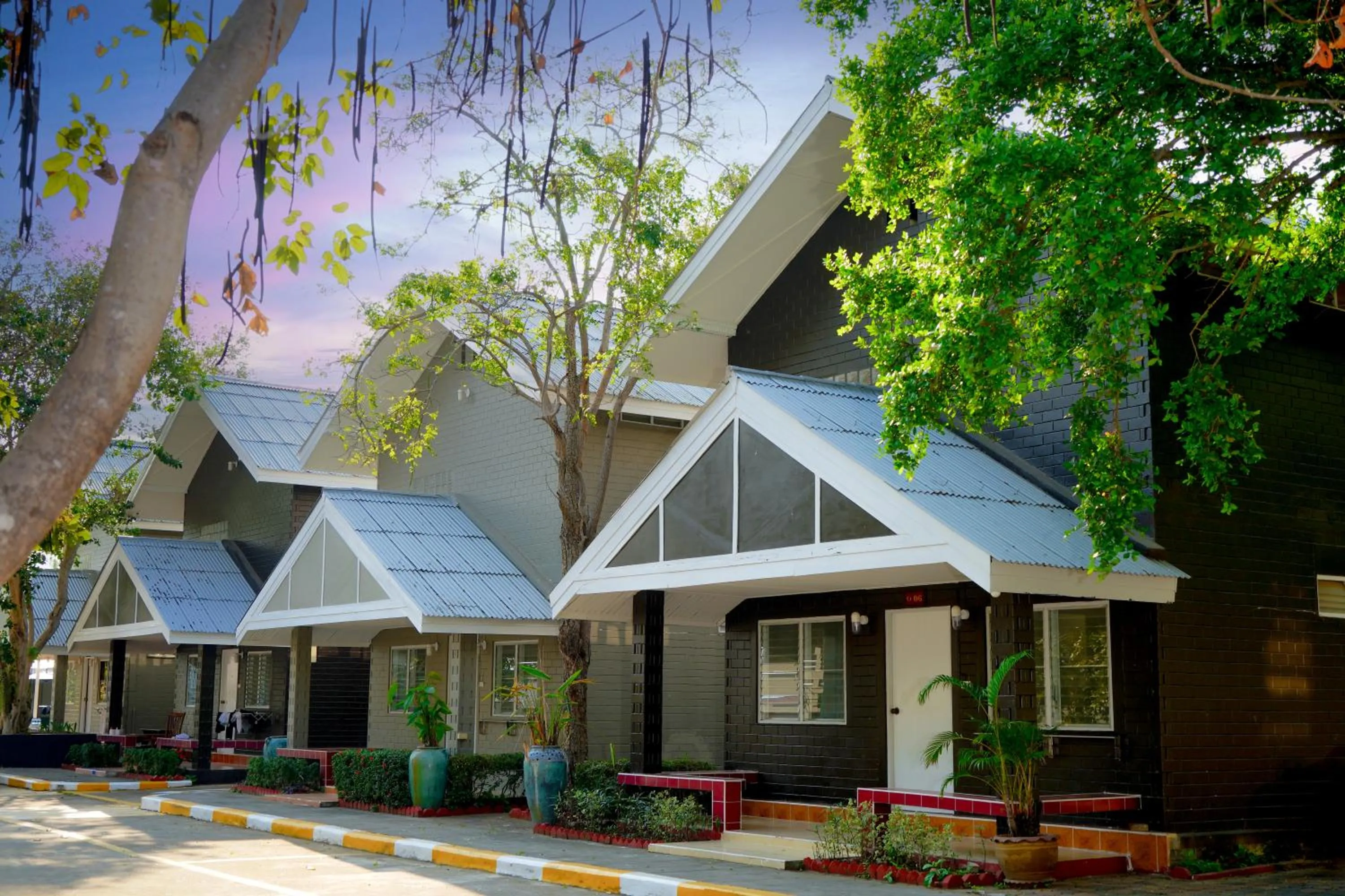 Property building in Luna Hut Resort