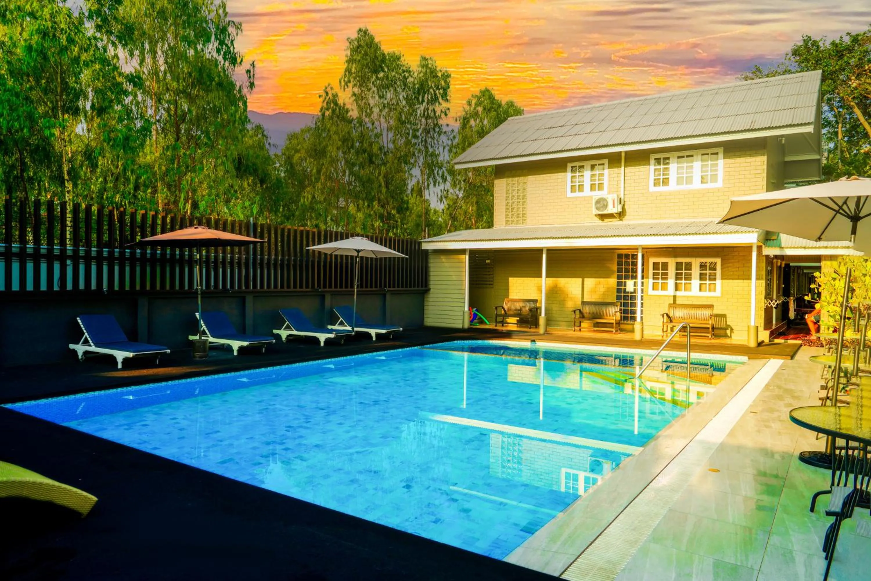 Property building in Luna Hut Resort