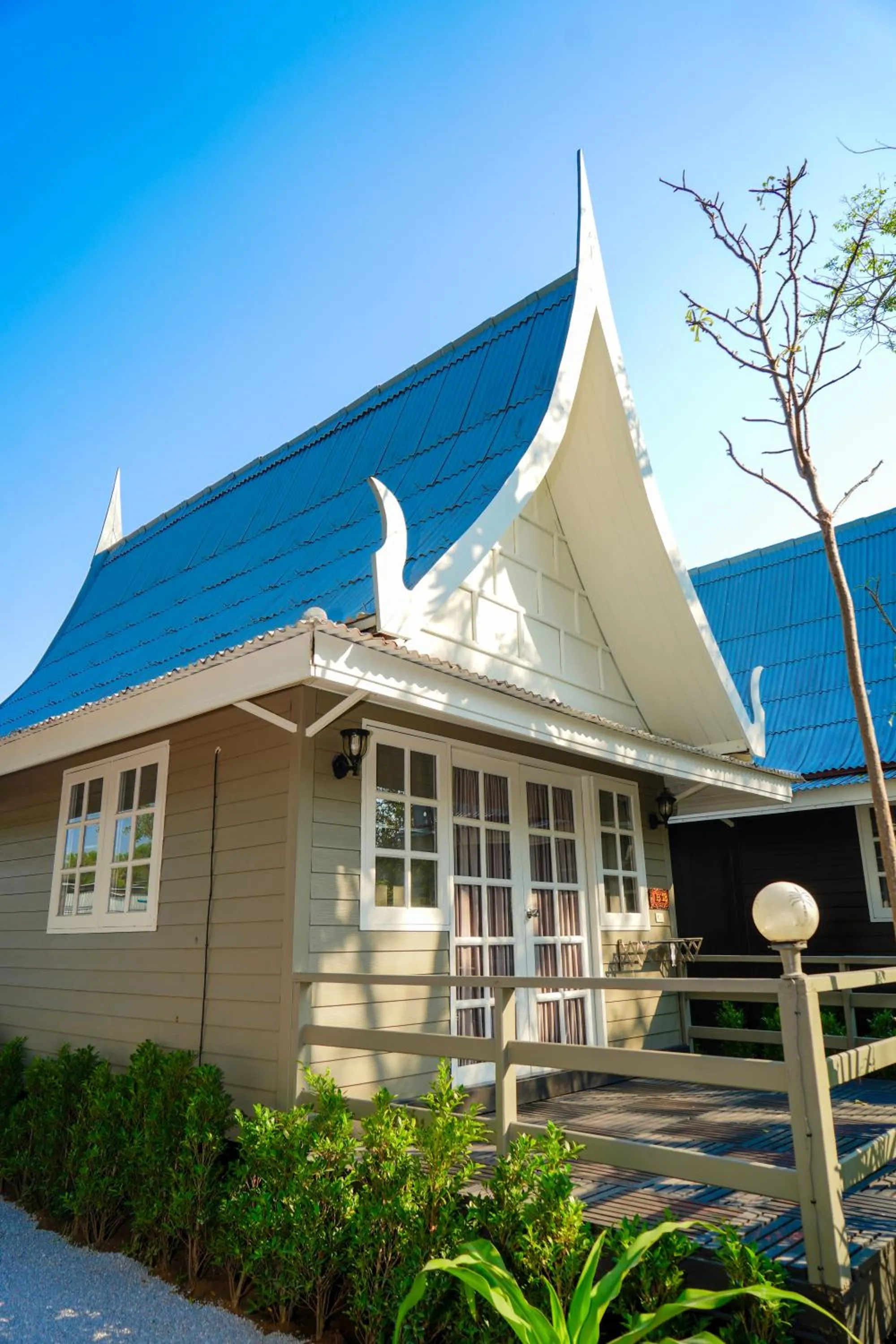 Property building in Luna Hut Resort