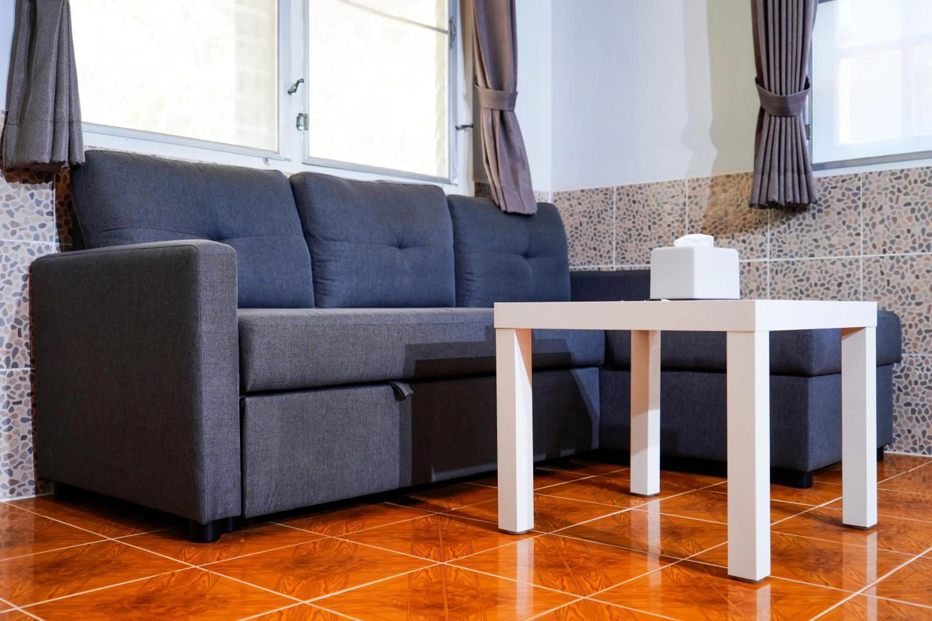 Living room in Luna Hut Resort