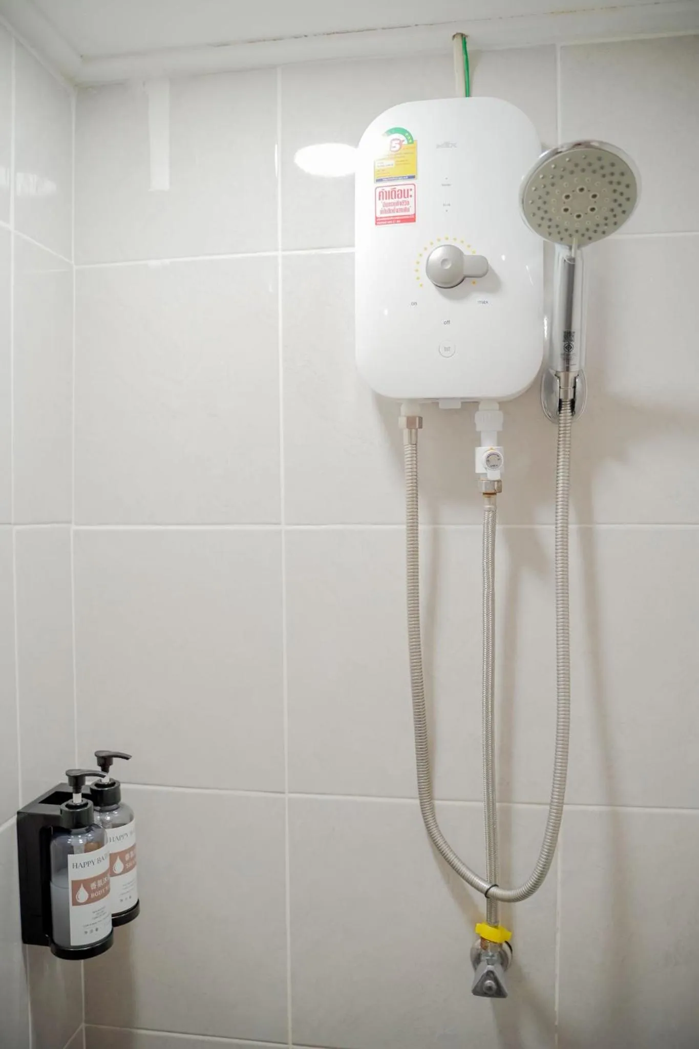 Shower in Luna Hut Resort