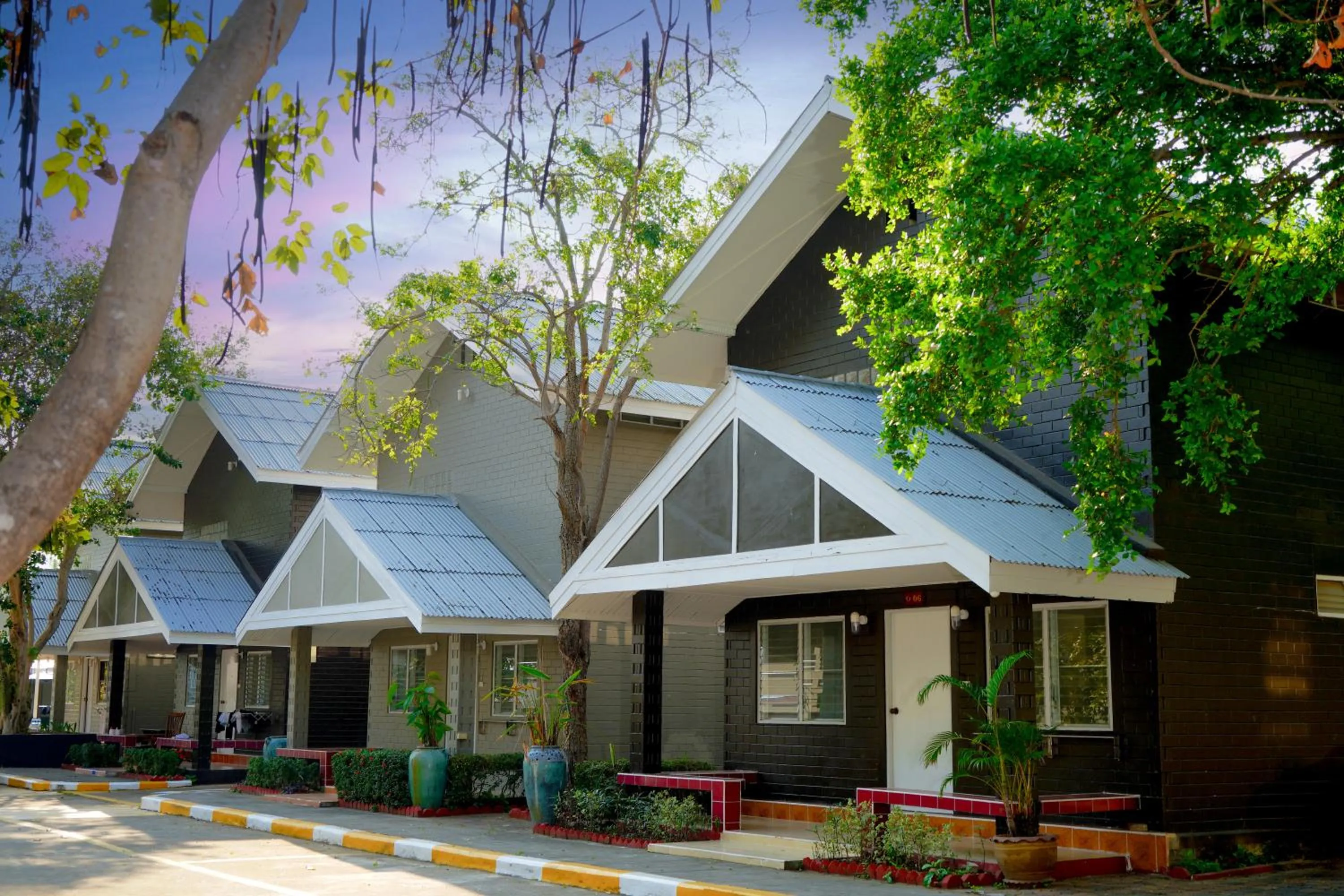 Property building in Luna Hut Resort