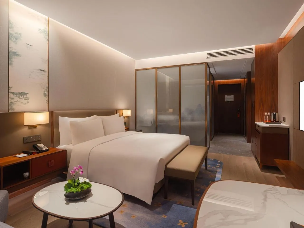 Bed in Suzhou International Conference Hotel