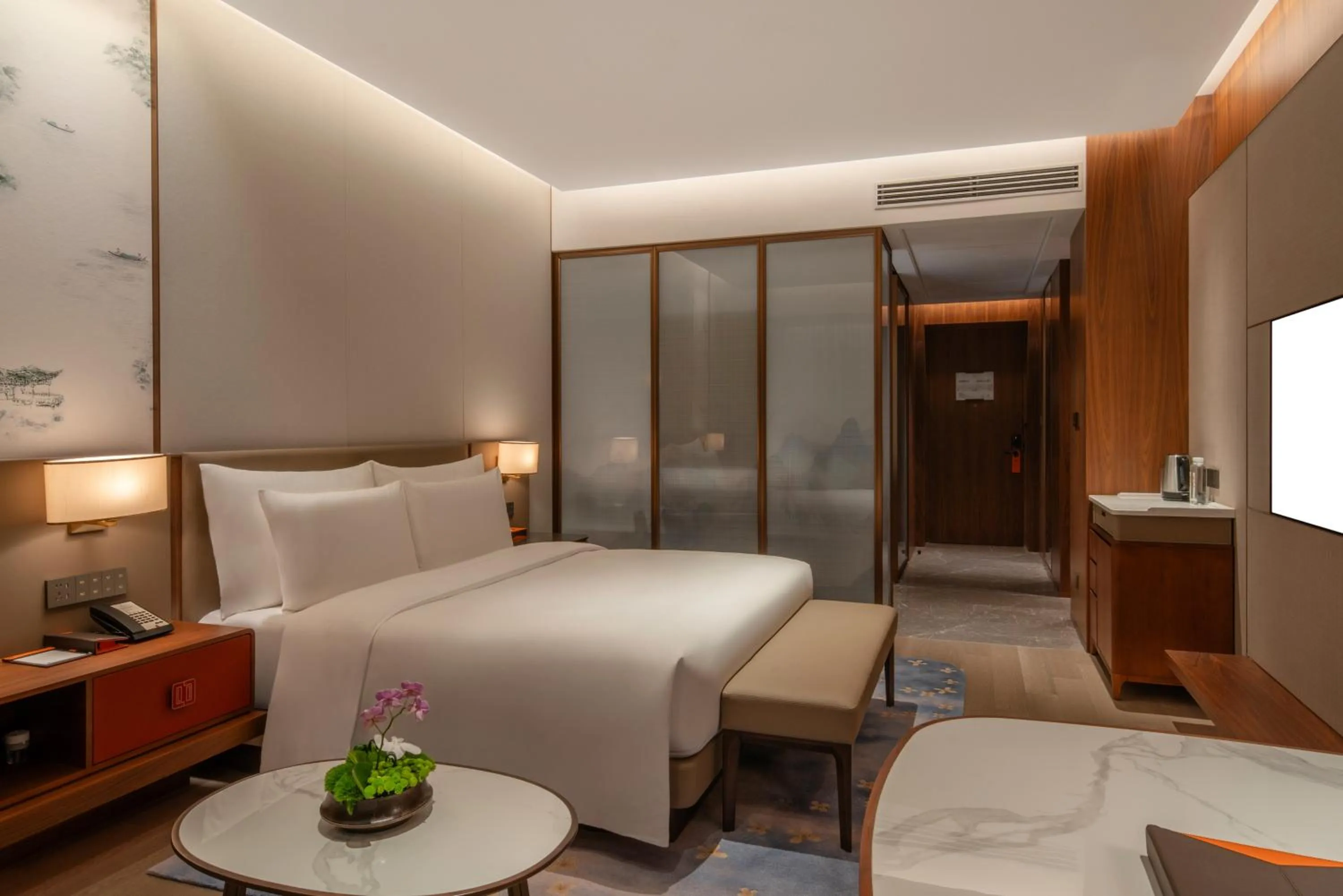 Bed in Suzhou International Conference Hotel