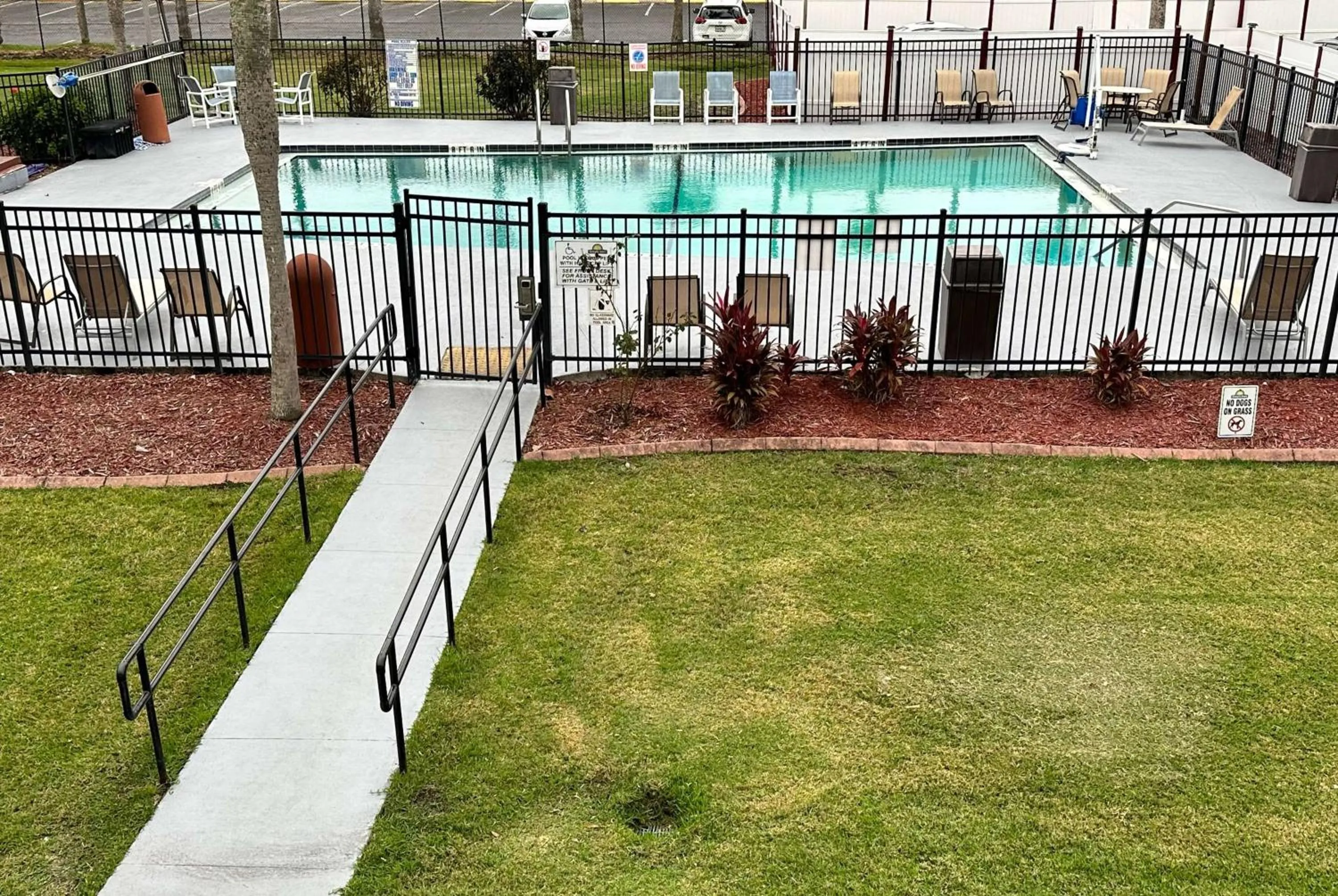 Pool view in Days Inn by Wyndham St Augustine I-95-Outlet Mall