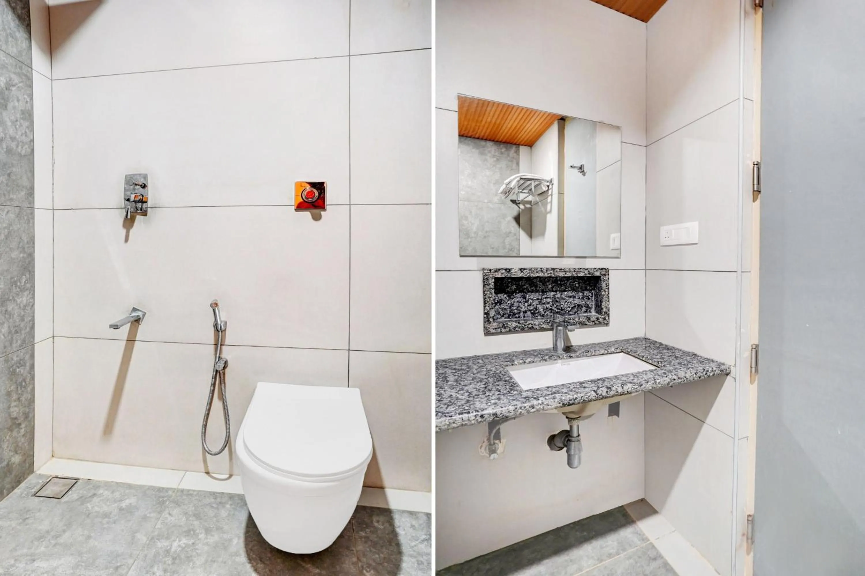 Bathroom in Super Collection O Metro Park Opposite Kalasipalya Bus stand