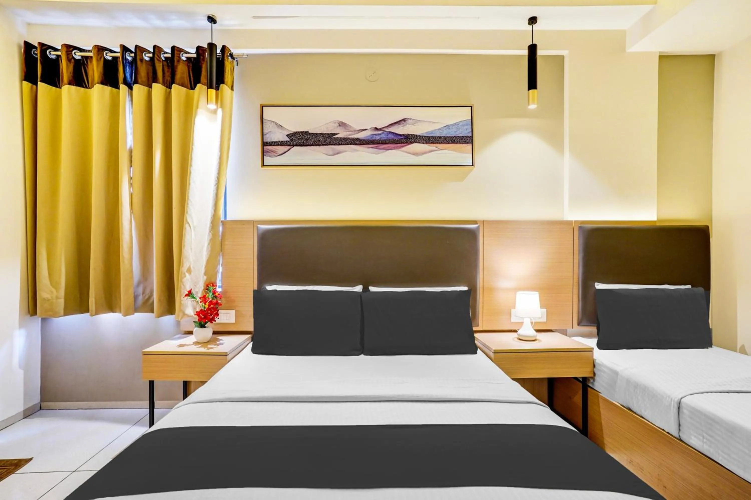 Bedroom, Bed in Super Collection O Metro Park Opposite Kalasipalya Bus stand