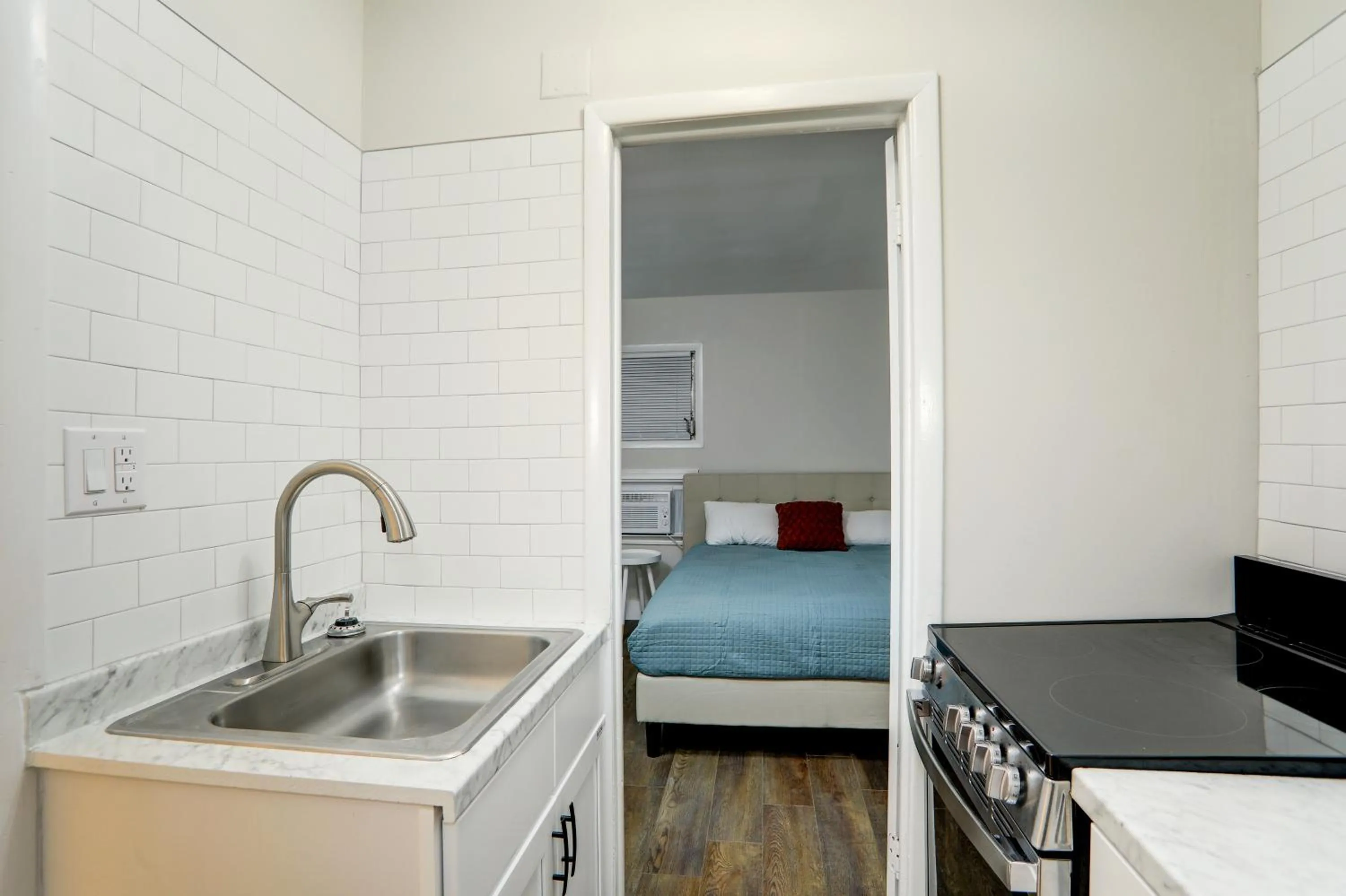 Bed in Brooklyn Beach Club