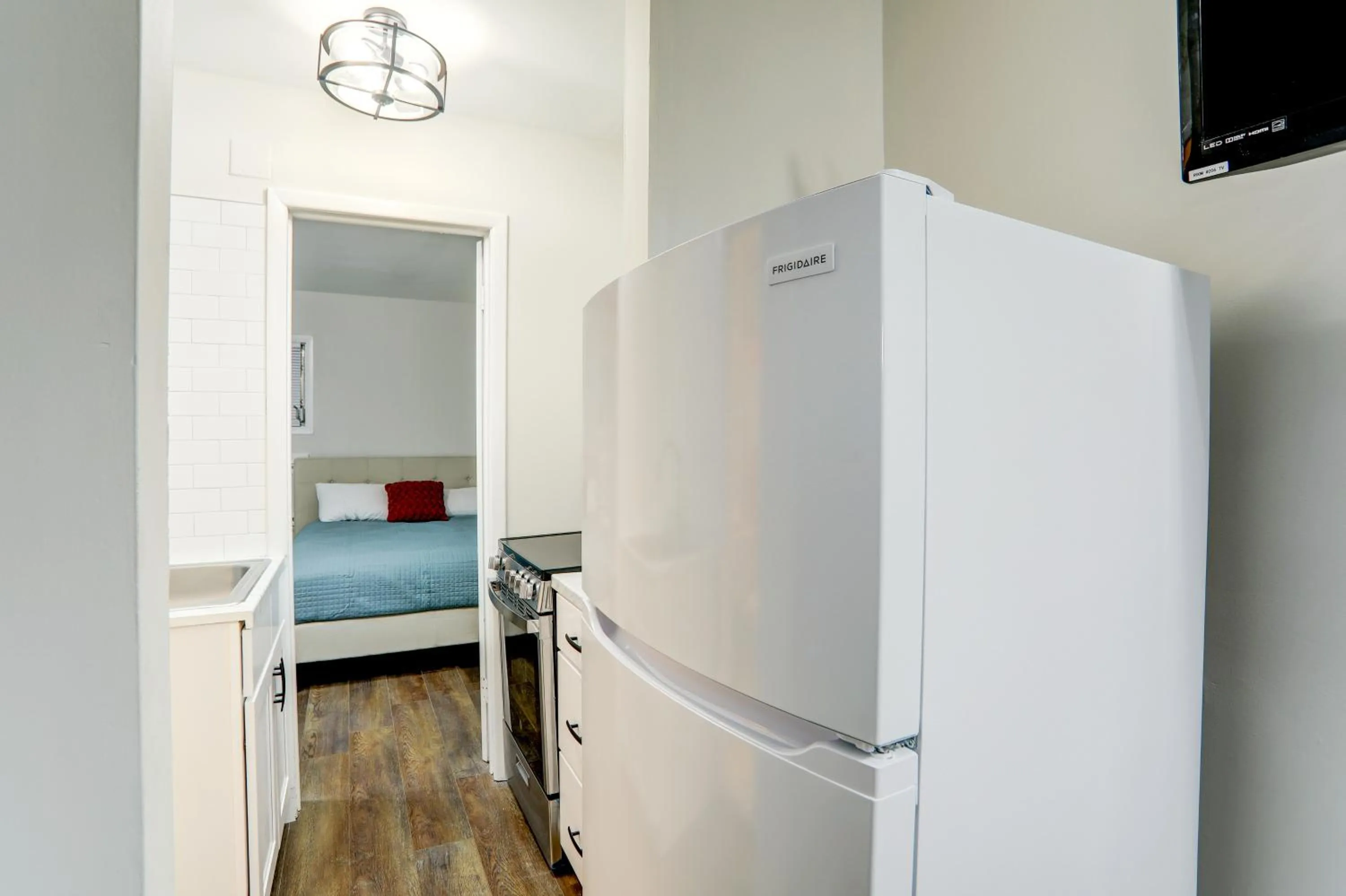 Bed in Brooklyn Beach Club