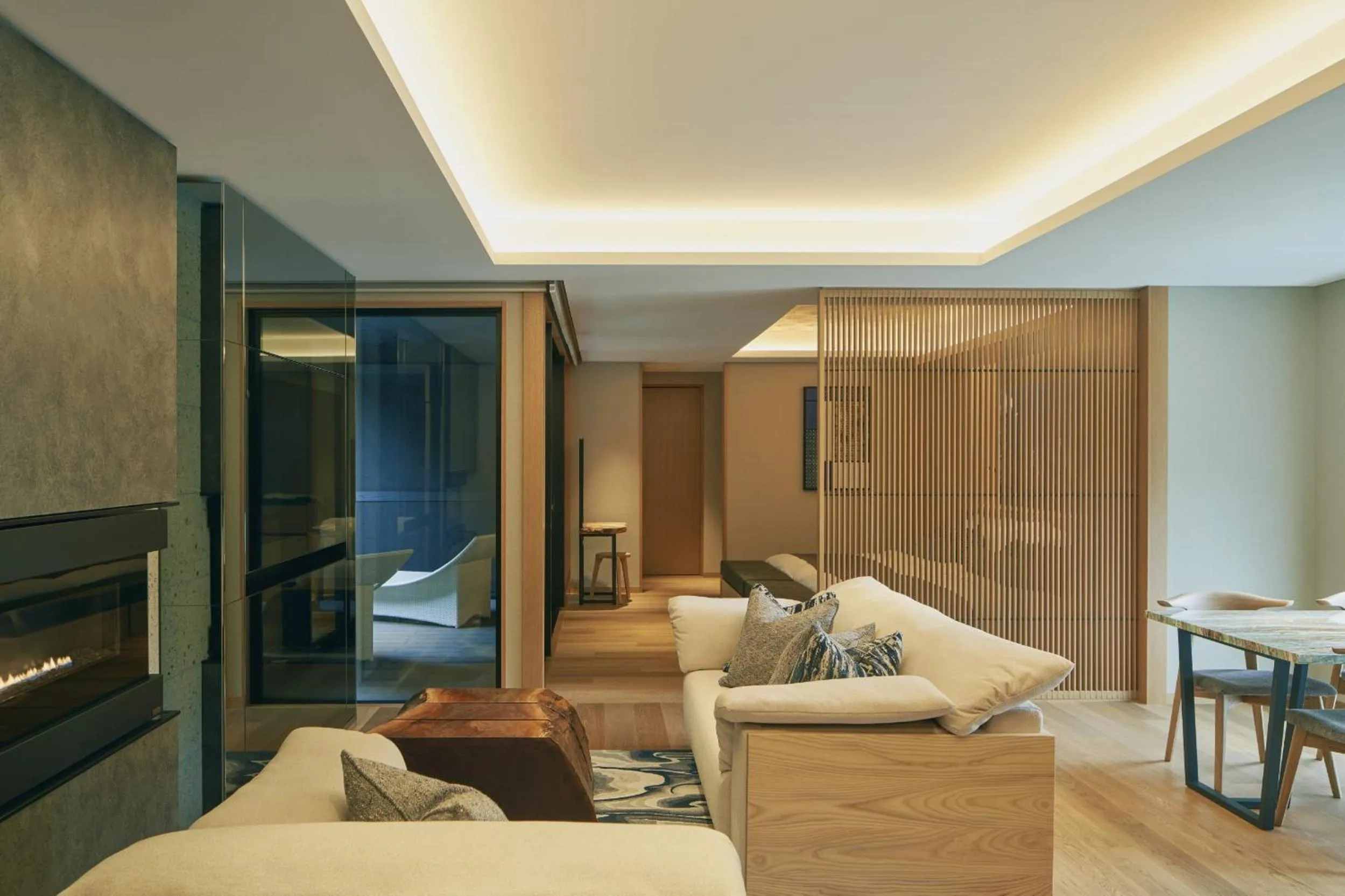 Living room in ESPACIO The Hakone Geihinkan Rin-Poh-Ki-Ryu