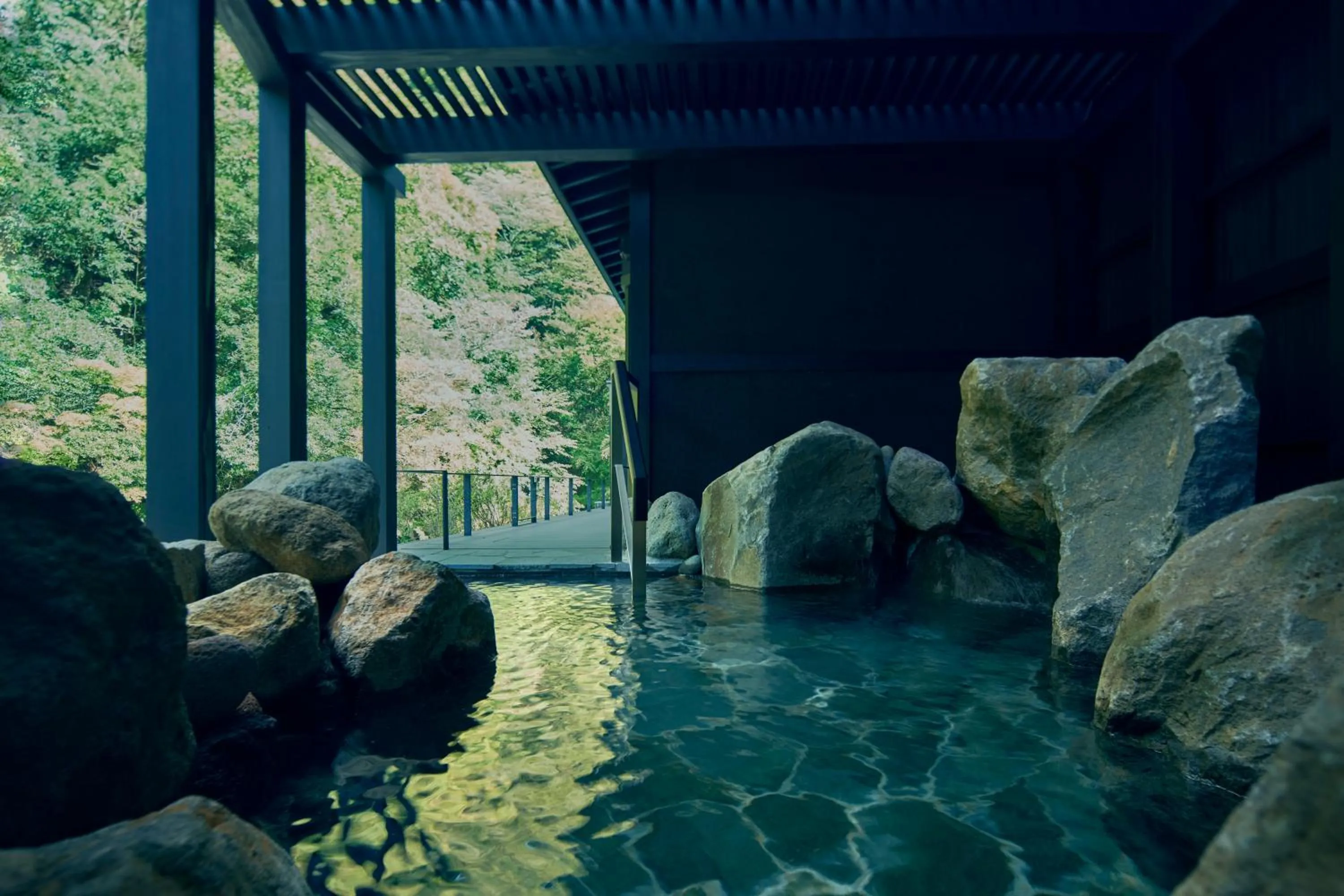 Hot Spring Bath in ESPACIO The Hakone Geihinkan Rin-Poh-Ki-Ryu