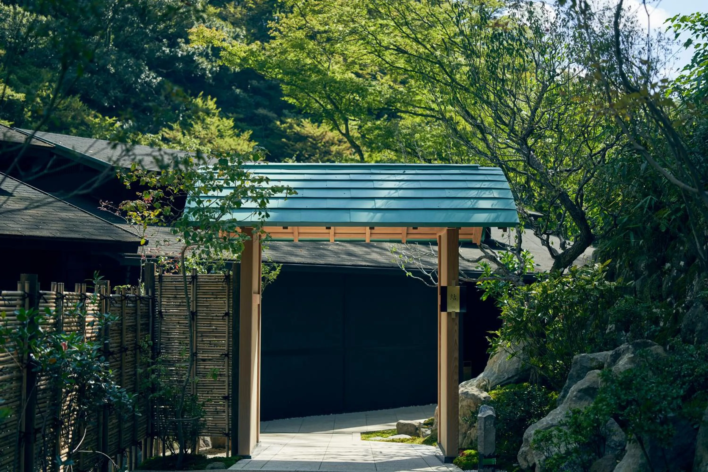 Facade/entrance in ESPACIO The Hakone Geihinkan Rin-Poh-Ki-Ryu