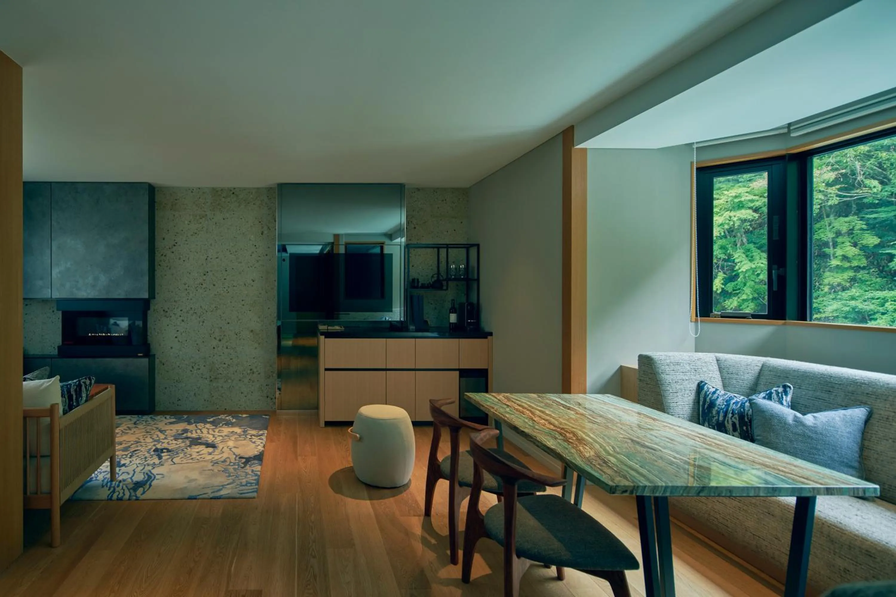 Living room in ESPACIO The Hakone Geihinkan Rin-Poh-Ki-Ryu