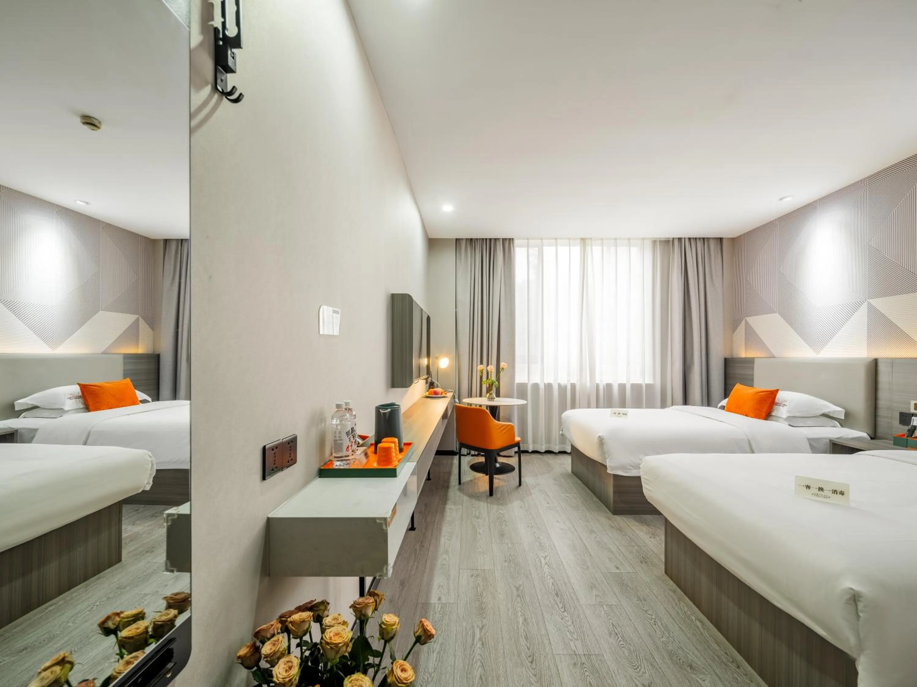 Bedroom, Bed in Orient Rose International Hotel