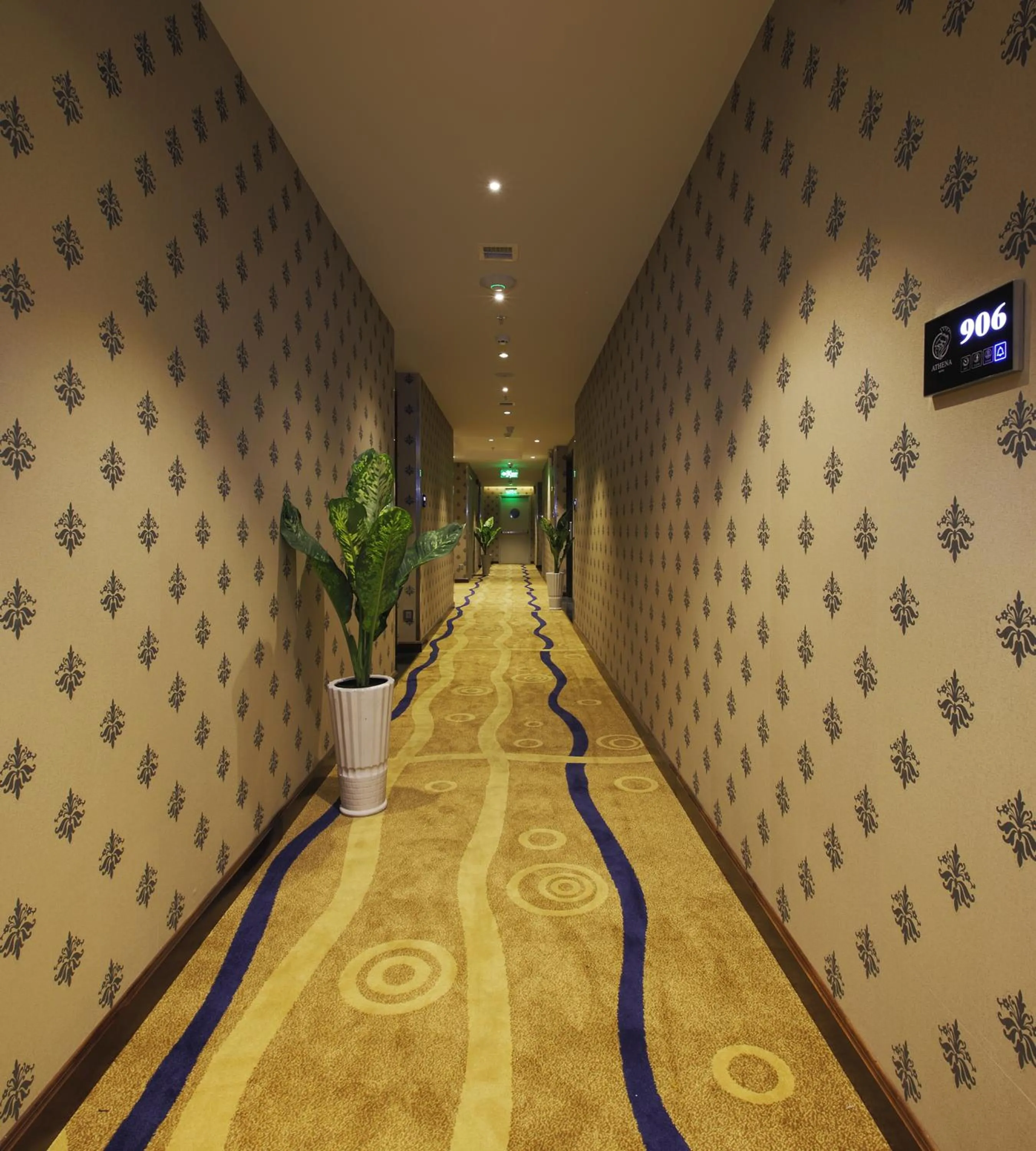 Decorative detail in Athena Hotel