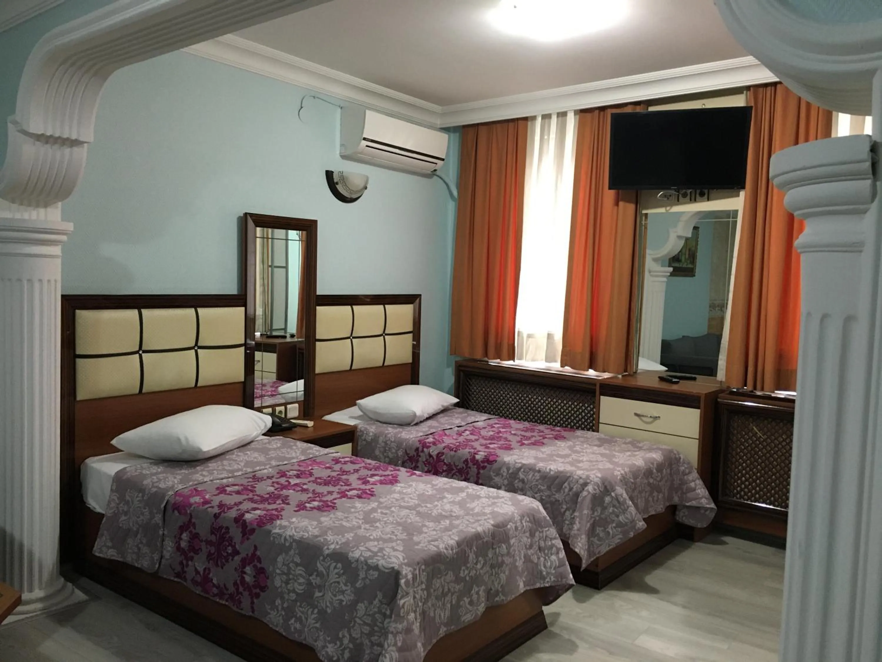 Bed in Konak Apart Hotel
