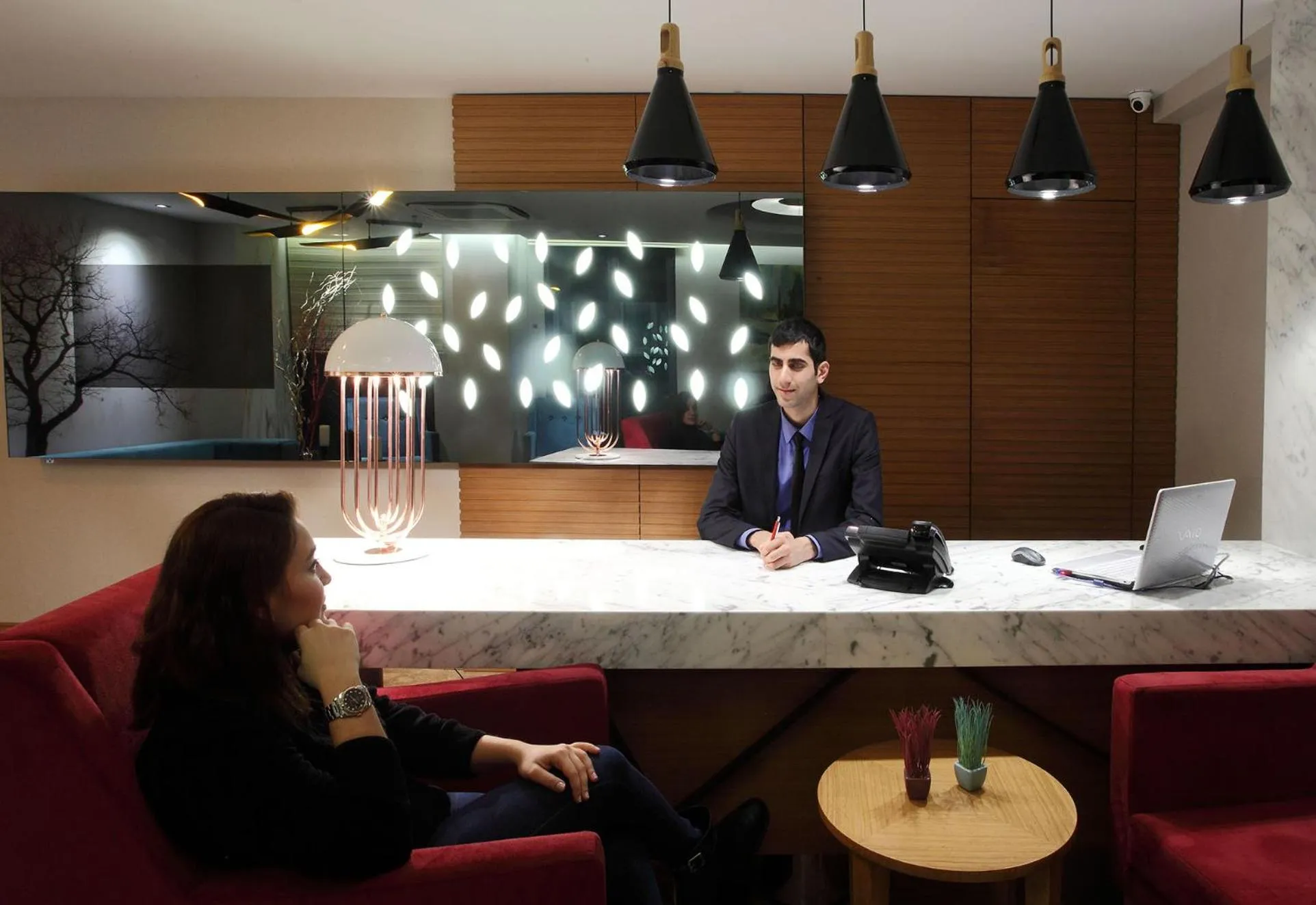 Lobby or reception in Carina Park Suites Nisantasi