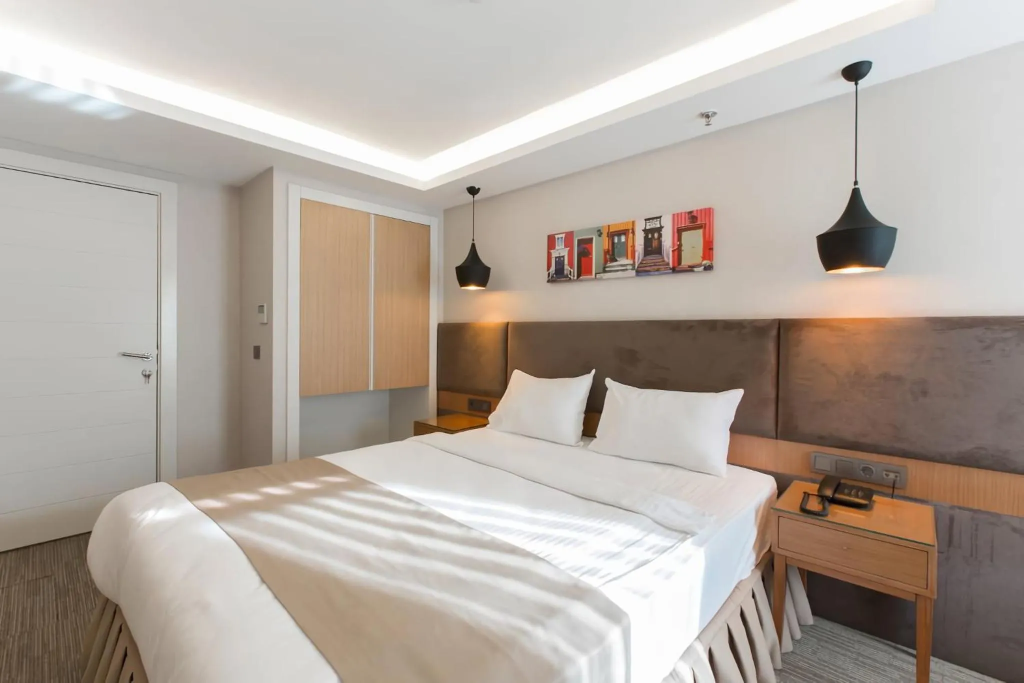 Bed in Carina Park Suites Nisantasi