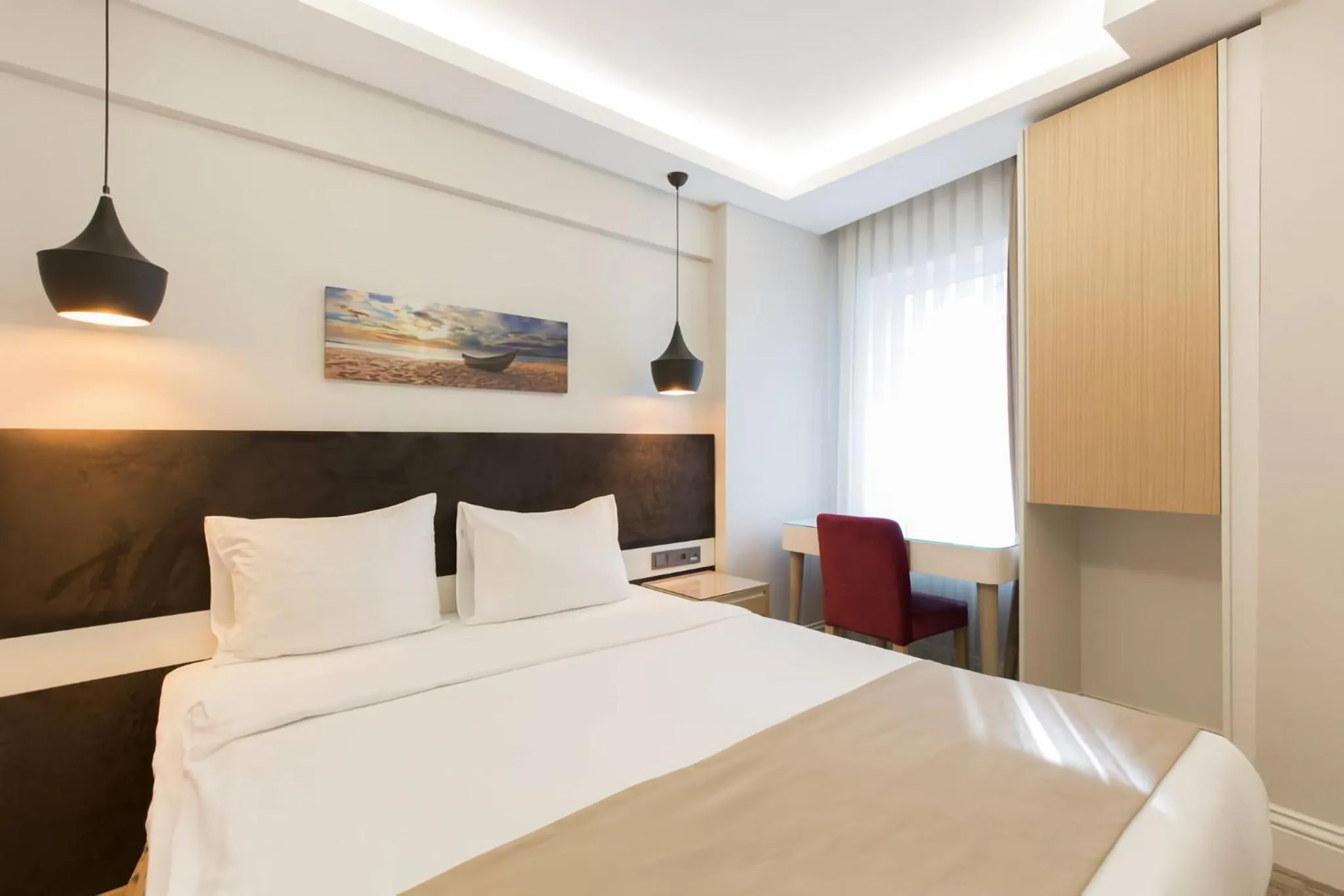 Bed in Carina Park Suites Nisantasi