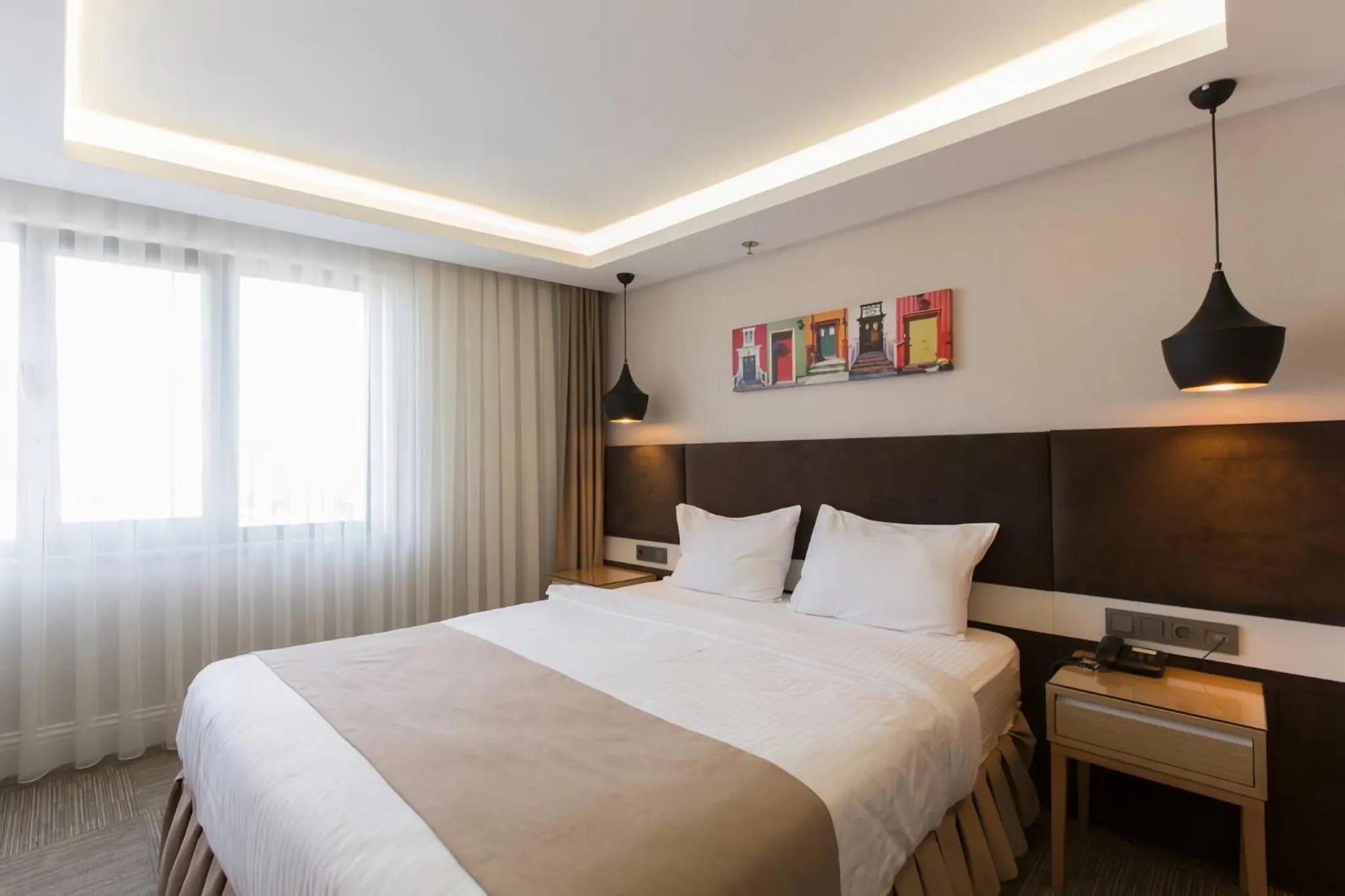 Bed in Carina Park Suites Nisantasi