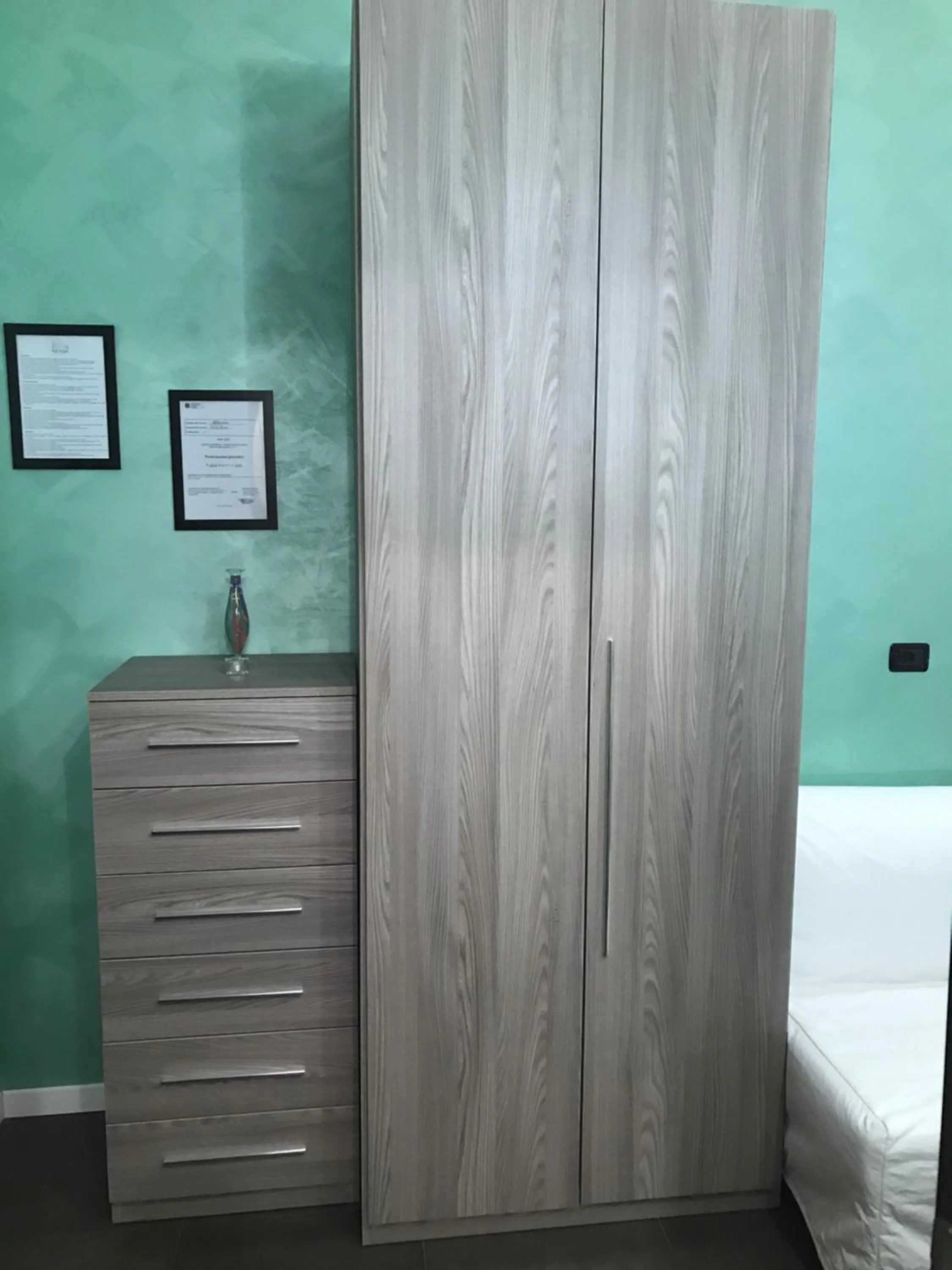 Decorative detail, Bed in B&B Roma