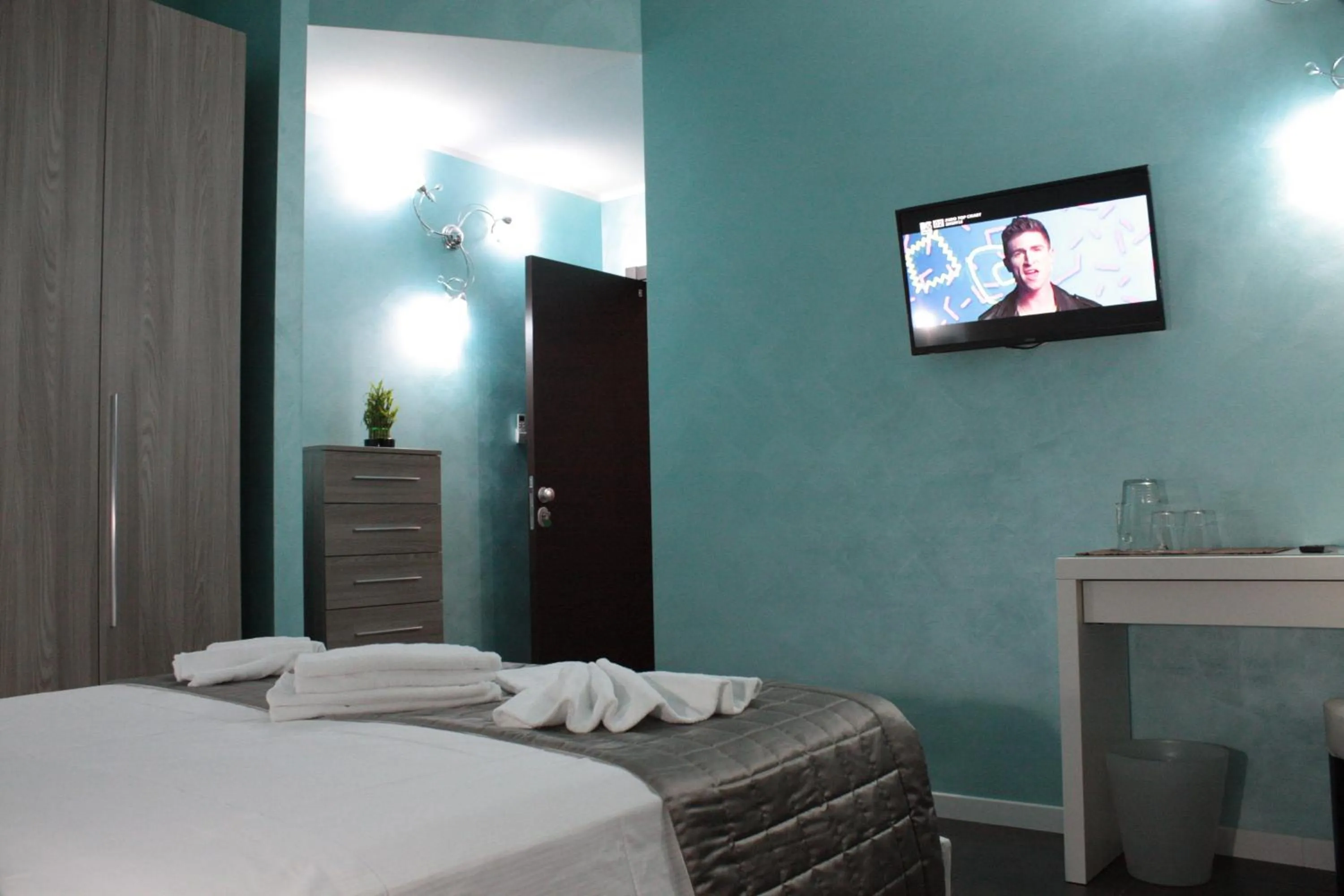 Bedroom, Bed in B&B Roma