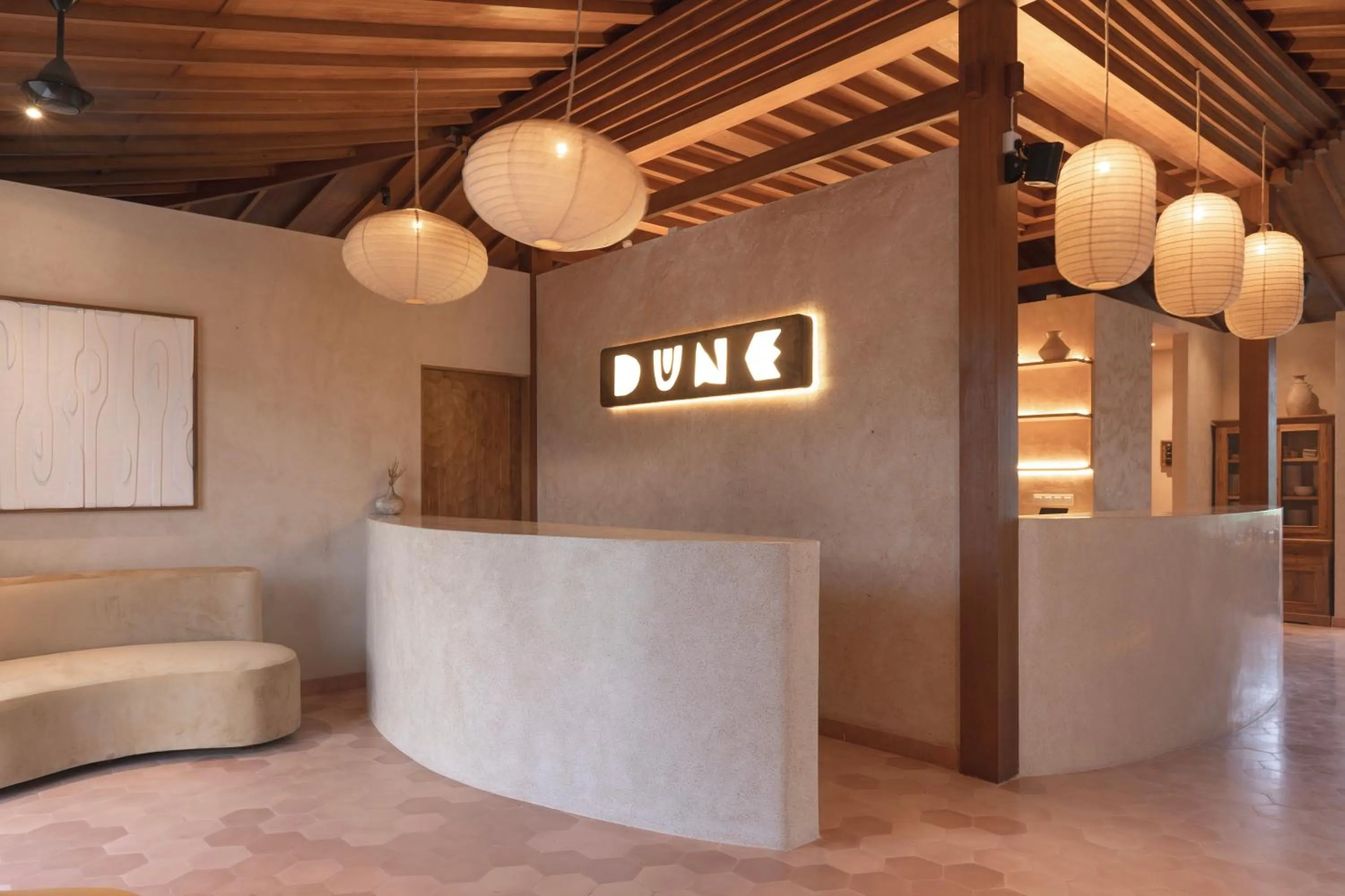 Lobby or reception in Dune Seseh