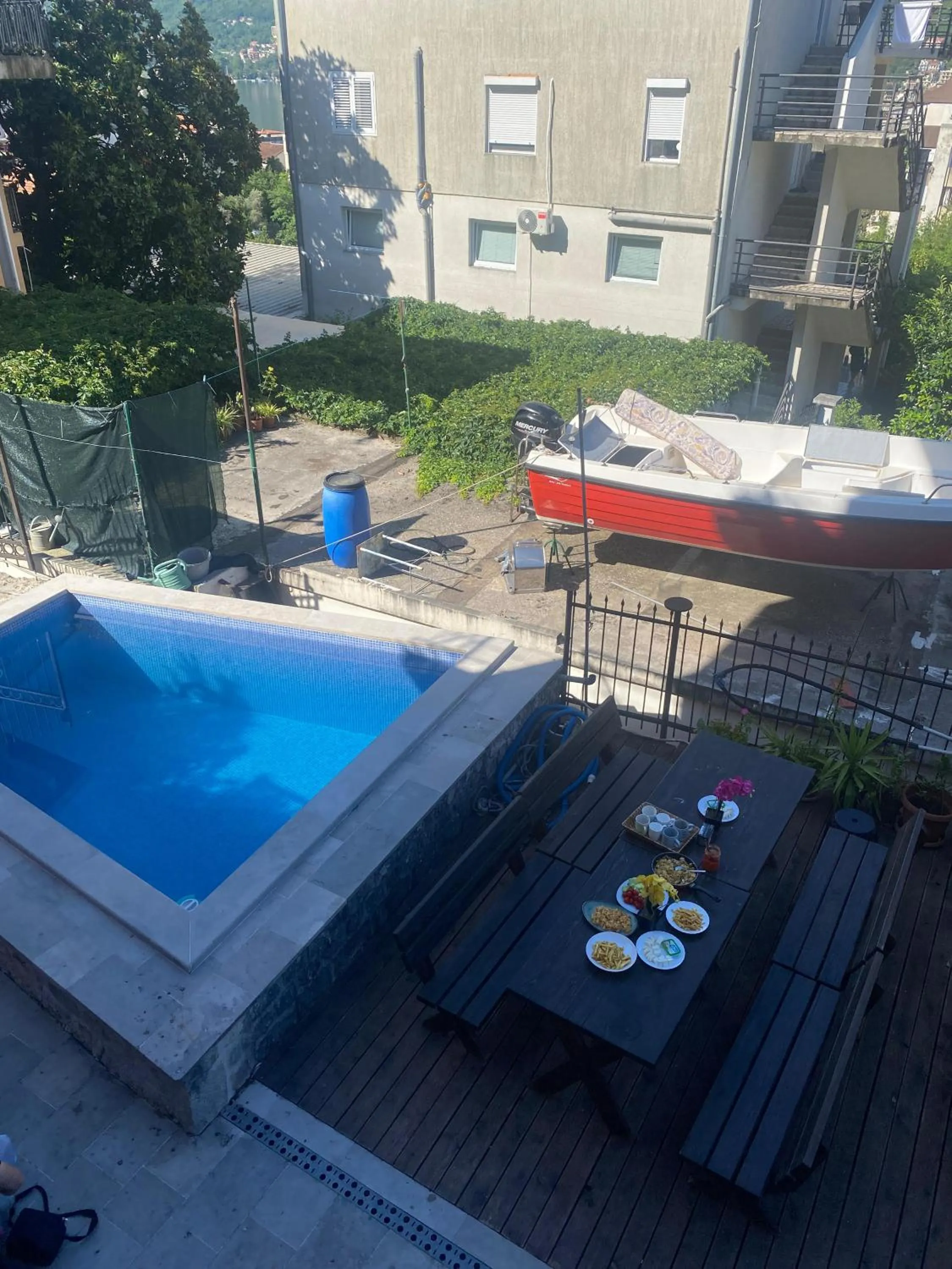 Swimming pool in Themis Apartment