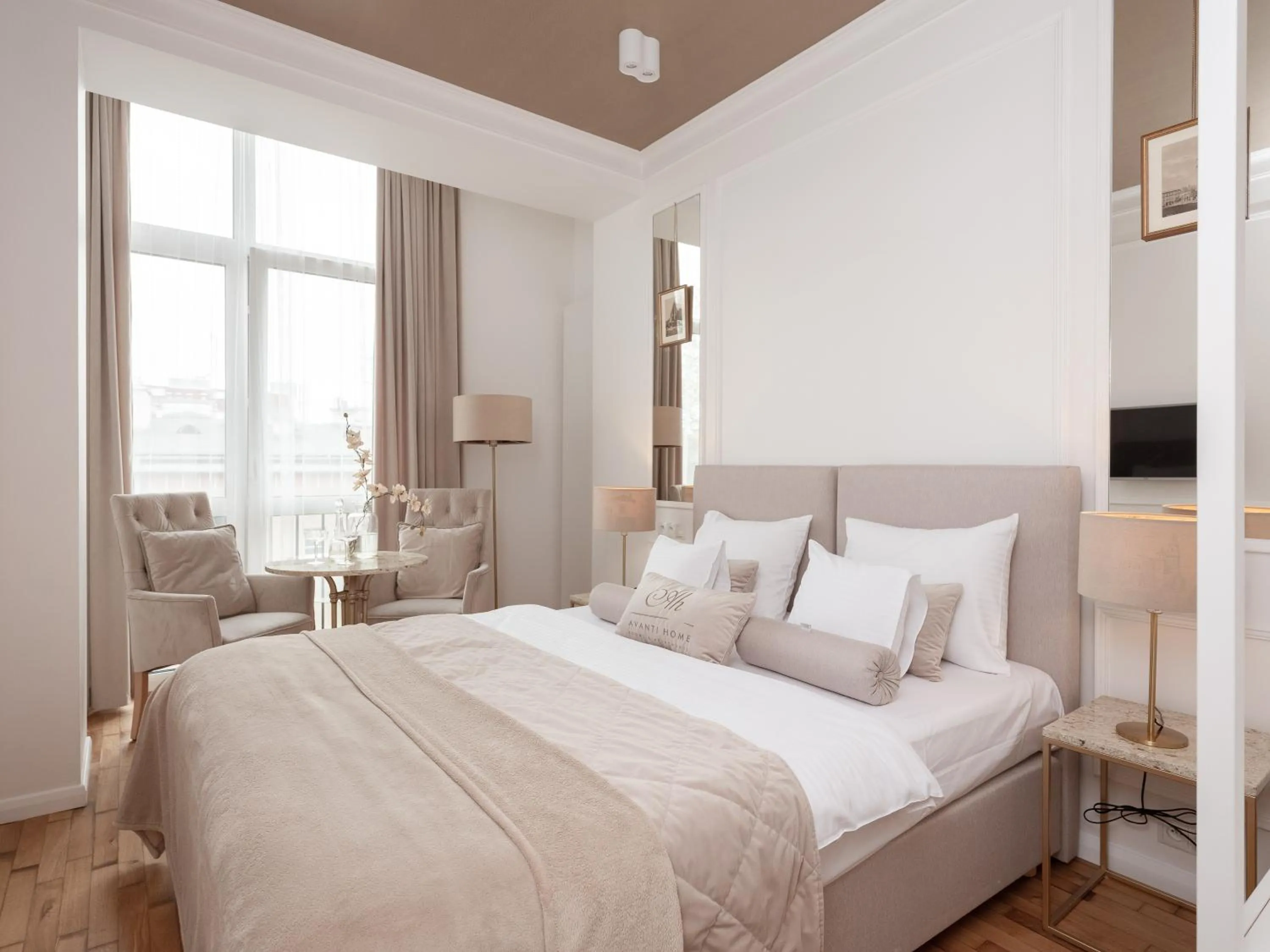 Photo of the whole room, Bed in AVANTI Home