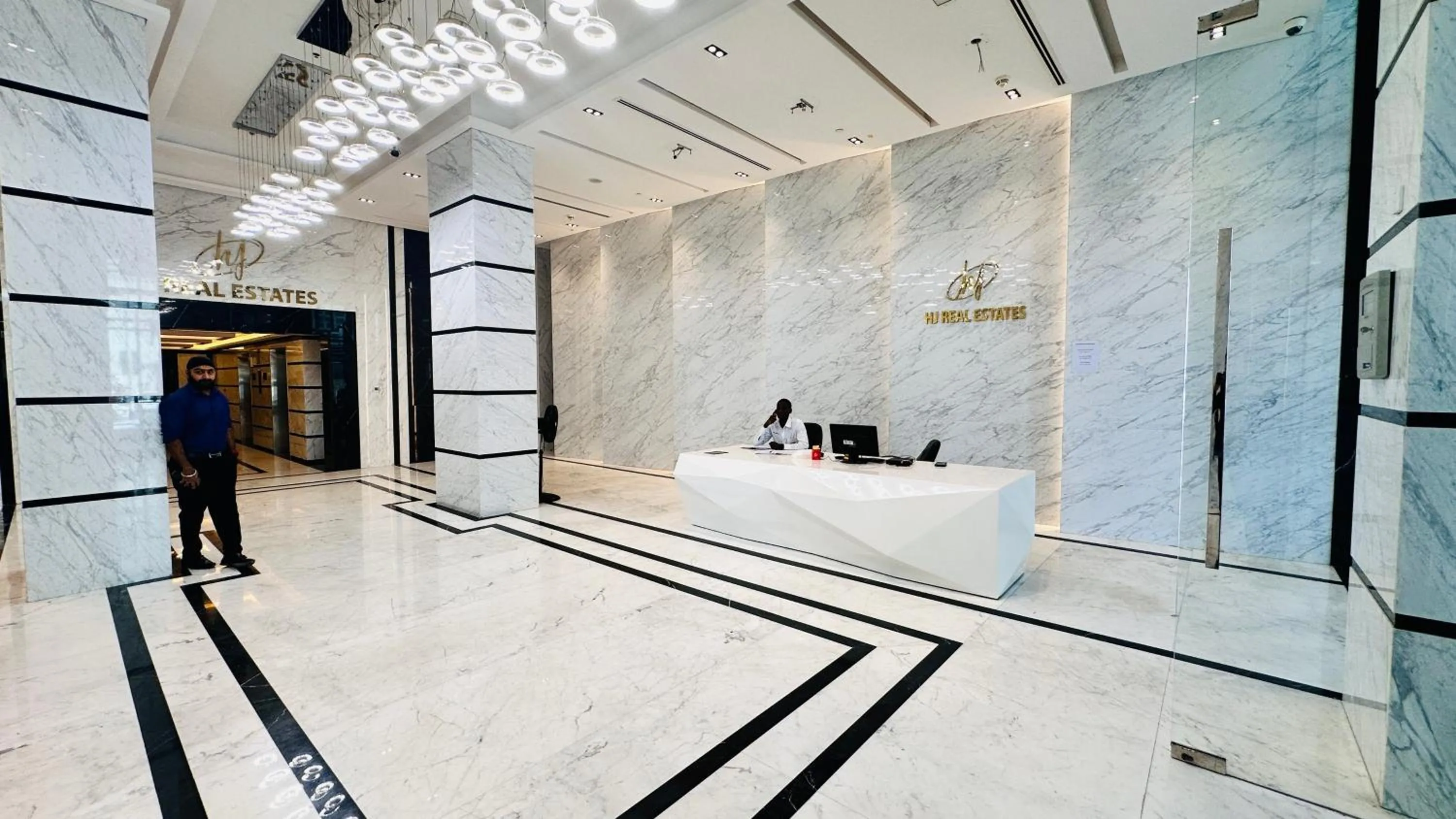 Lobby or reception in Upscale Studio Apartment Burj View with Balcony Free Parking by Belvilla