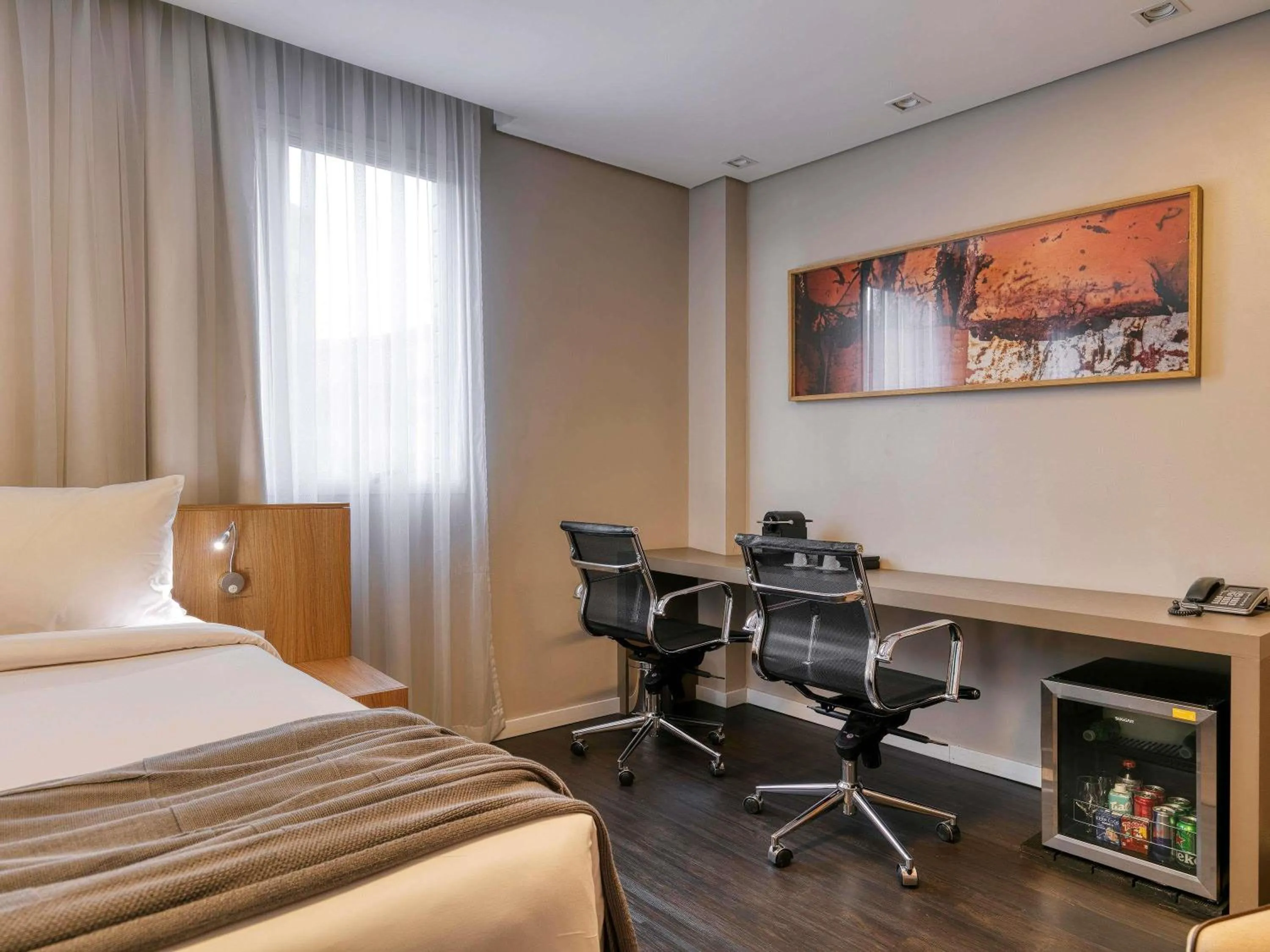 Bedroom, Bed in Mercure Belo Horizonte Vila da Serra