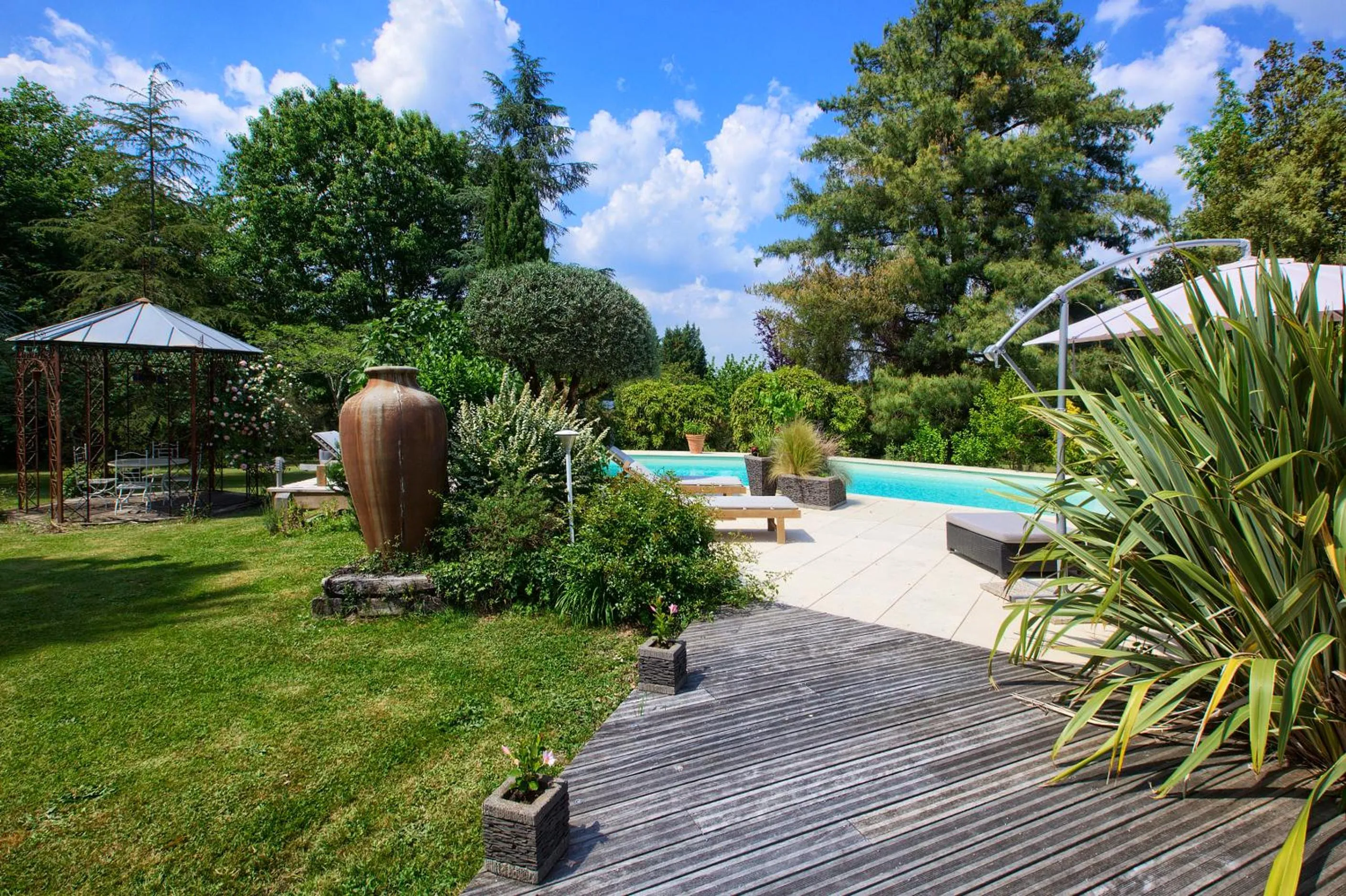 Garden in B&B La Closerie 33