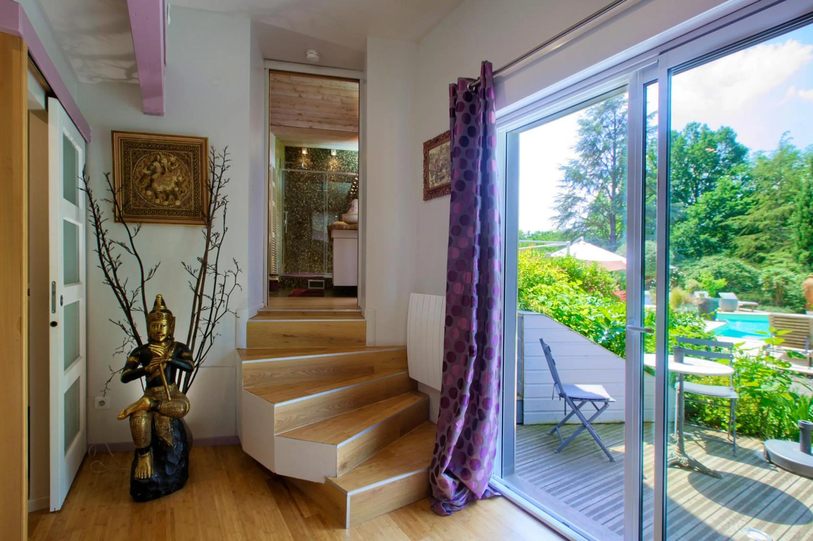 Balcony/Terrace in B&B La Closerie 33